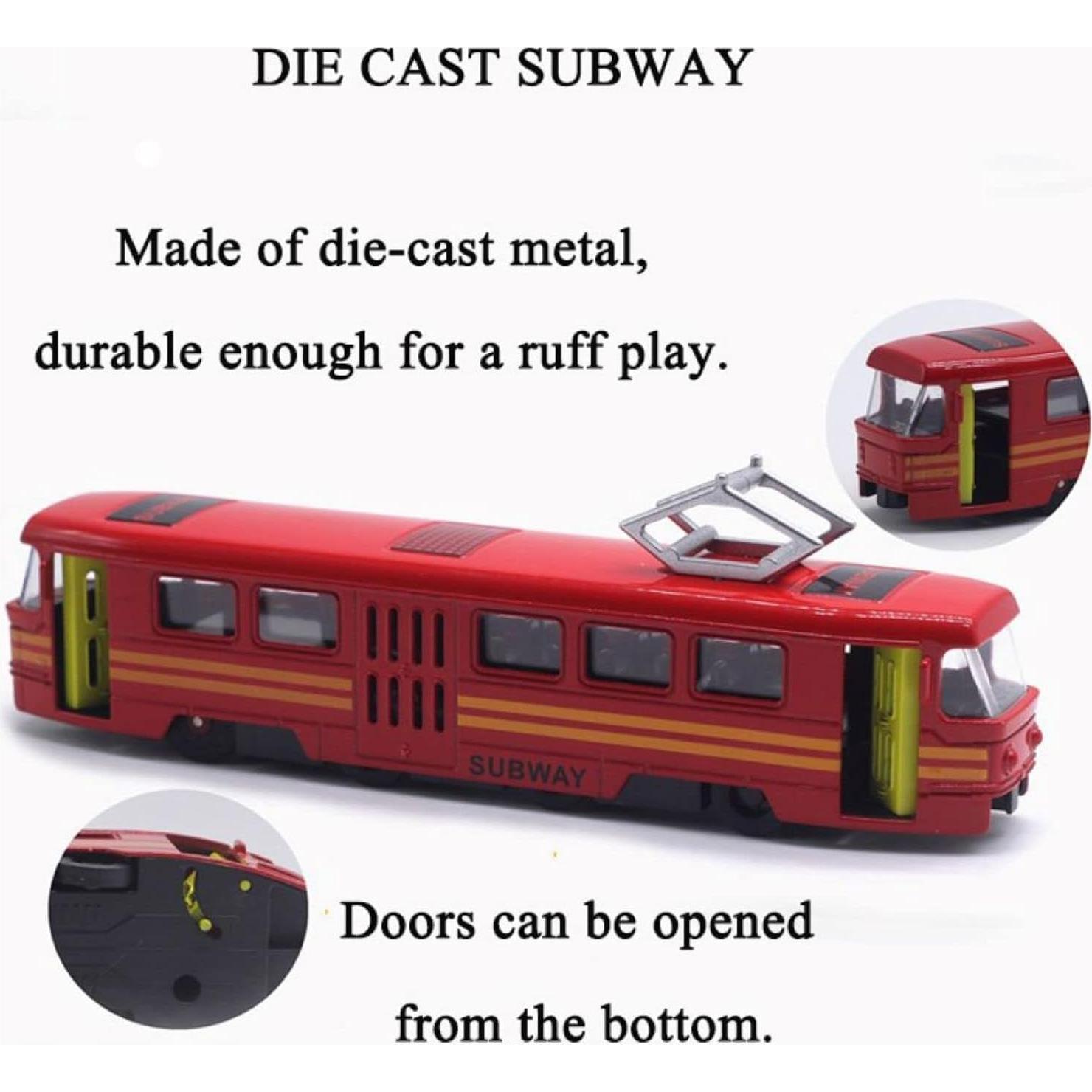 Juego de Trenes OTONOPI Set 4 Locomotoras Alta Velocidad