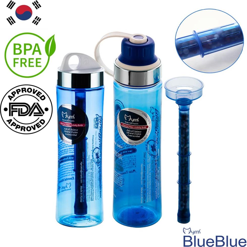 Botella Filtrante de Agua Alcalina Mymi BlueBlue 600 ML