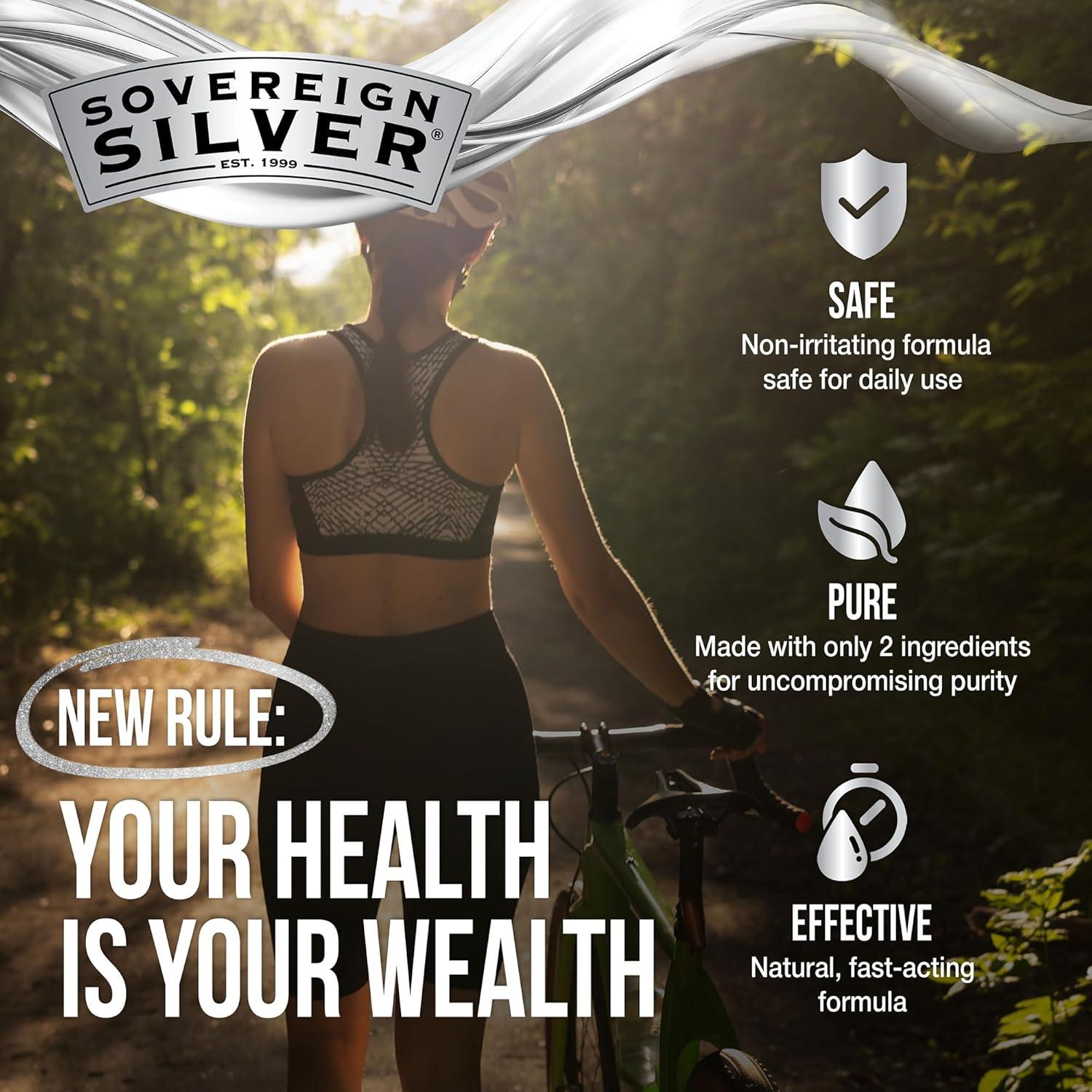 Spray Nasal de Plata Coloidal Sovereign Silver 59 mL