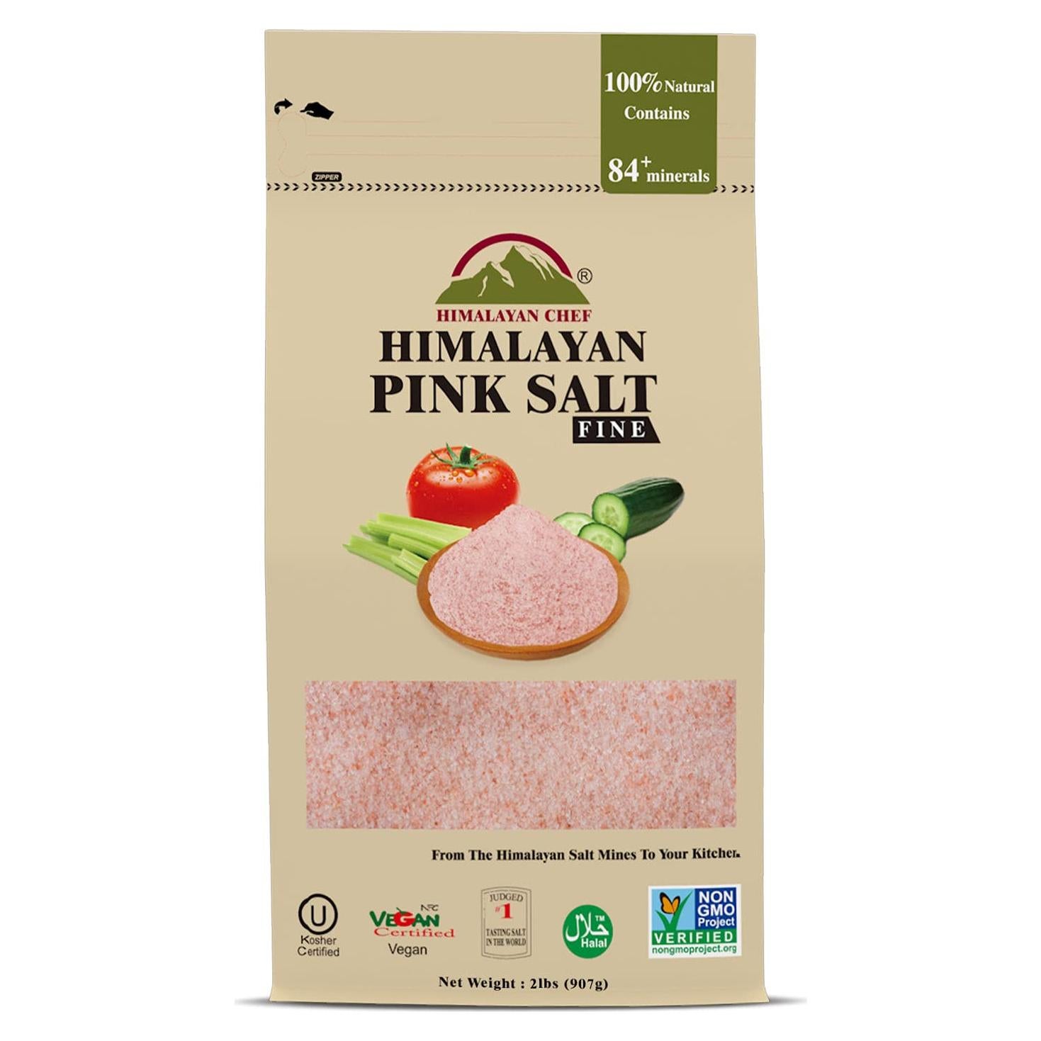 Sal Rosa del Himalaya Chef Himalayano Grano Fino 5.44 kg
