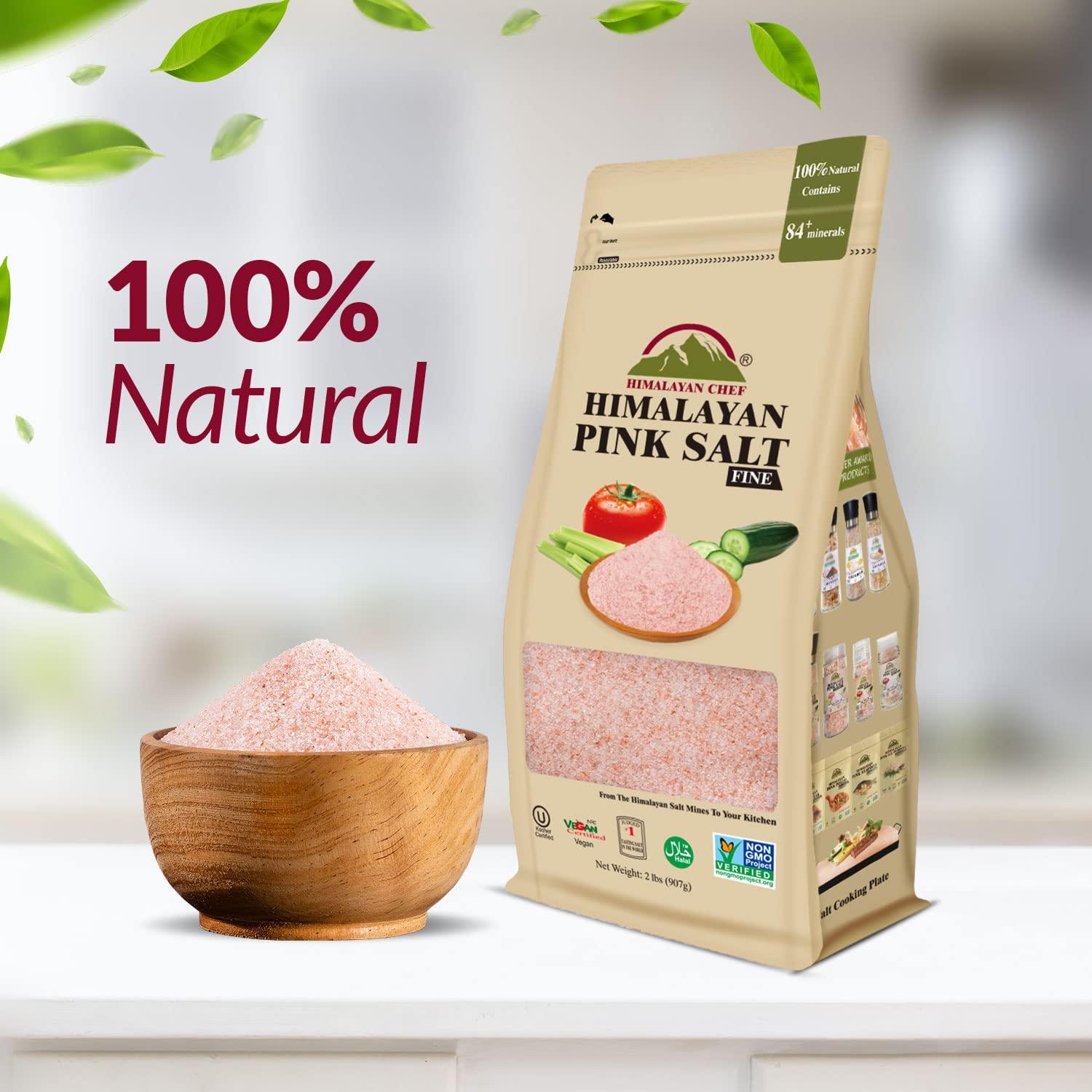 Sal Rosa del Himalaya Chef Himalayano Grano Fino 5.44 kg