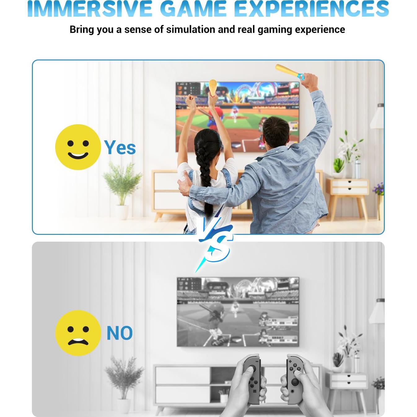 Empuñadura de Bate de Béisbol CODOGOY para Nintendo Switch