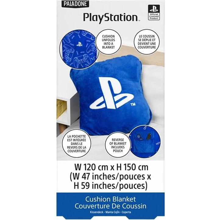 Manta Cojín 2-en-1 Paladone PlayStation 120x150 cm