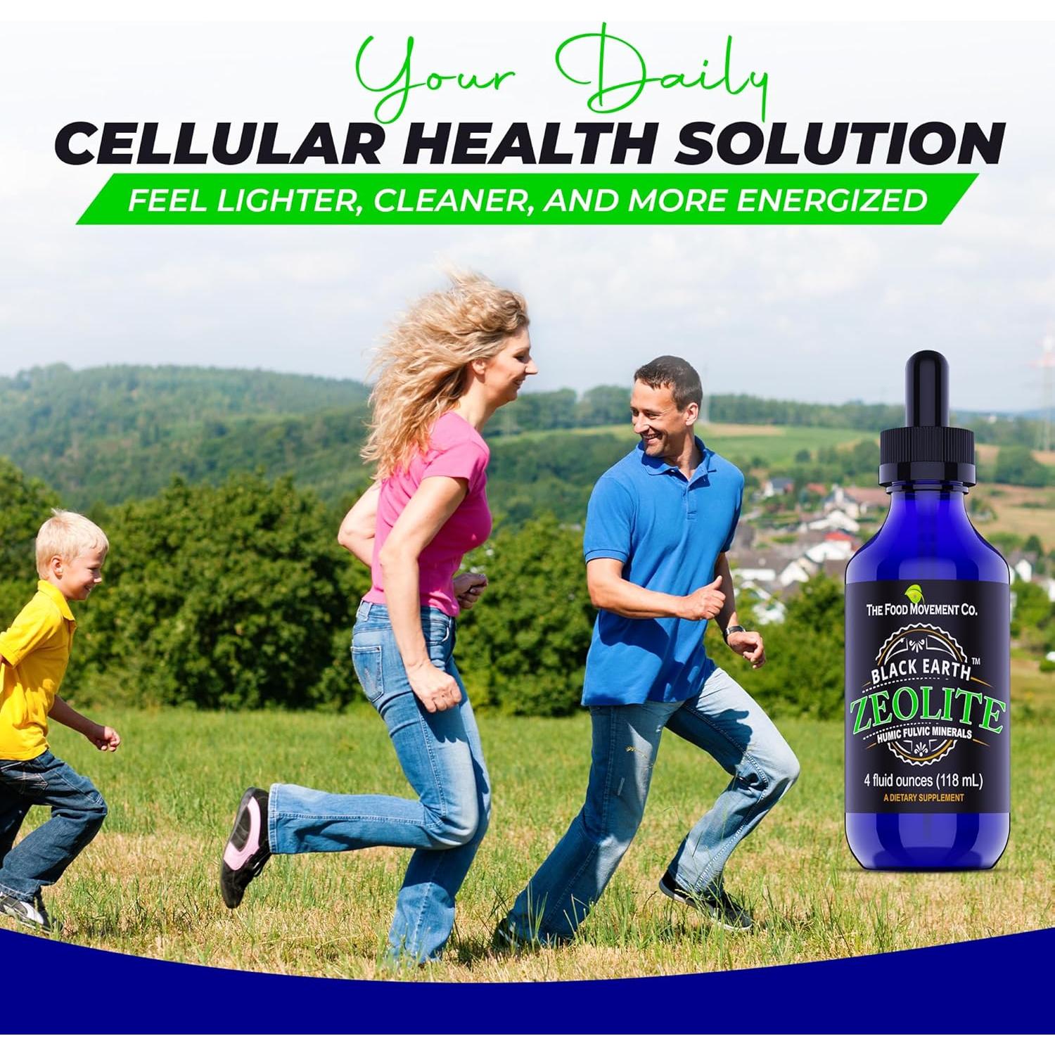 Zeolita Tierra Negra 118.29 ml - Suplemento con Ácidos Húmicos