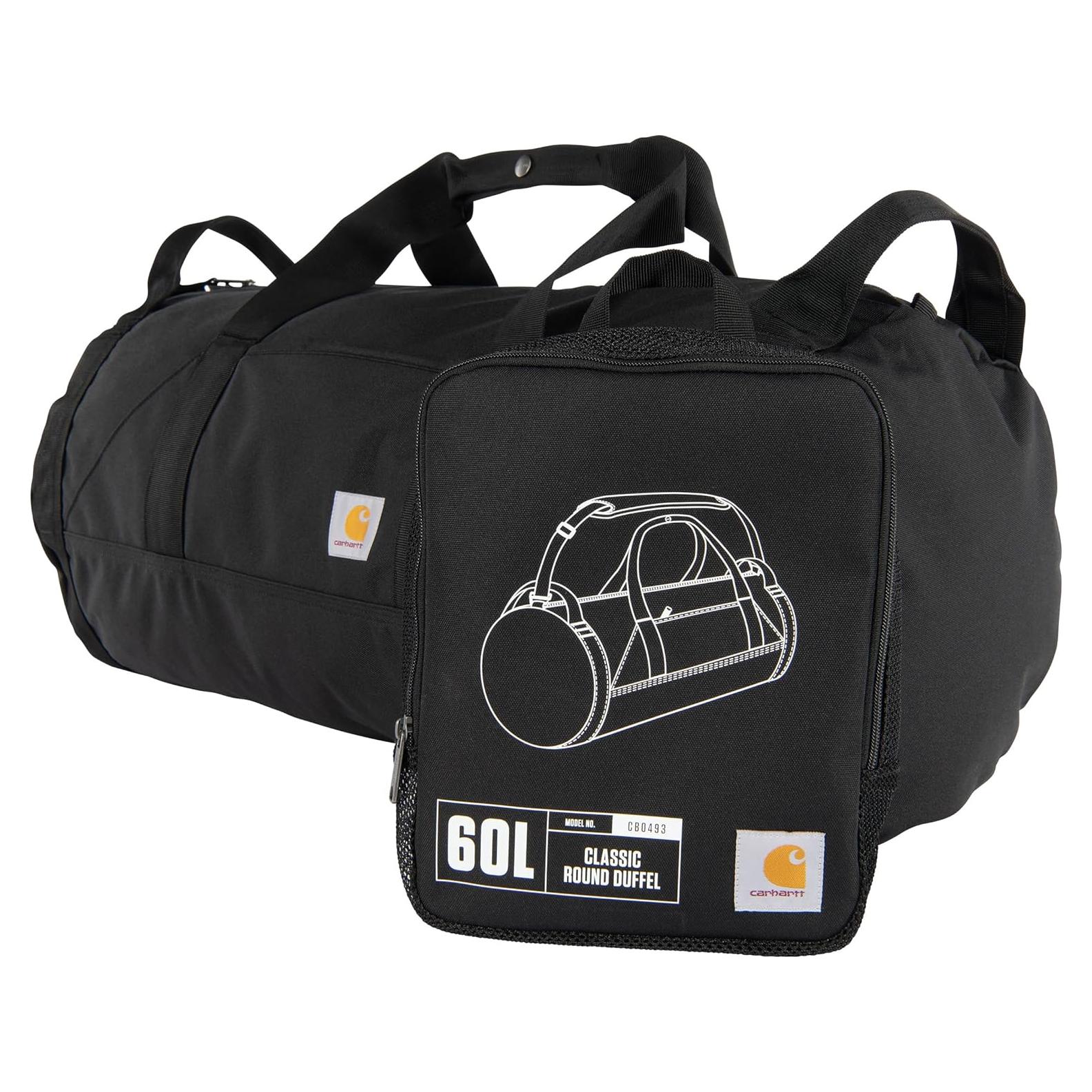 Bolsa de viaje redonda Carhartt 60L resistente y a prueba de agua