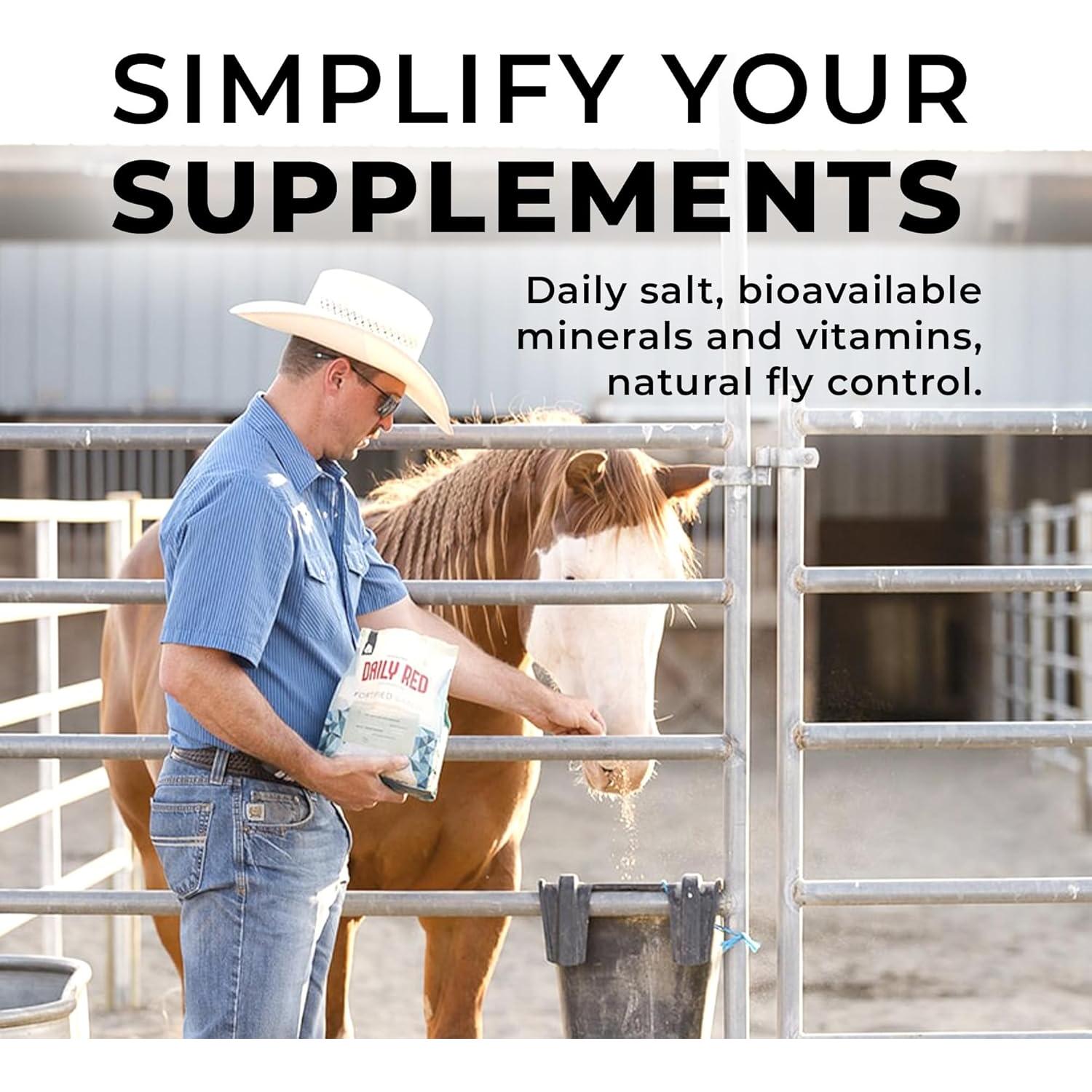 Suplemento de Vitaminas y Minerales para Caballos Redmond 11.34 kg