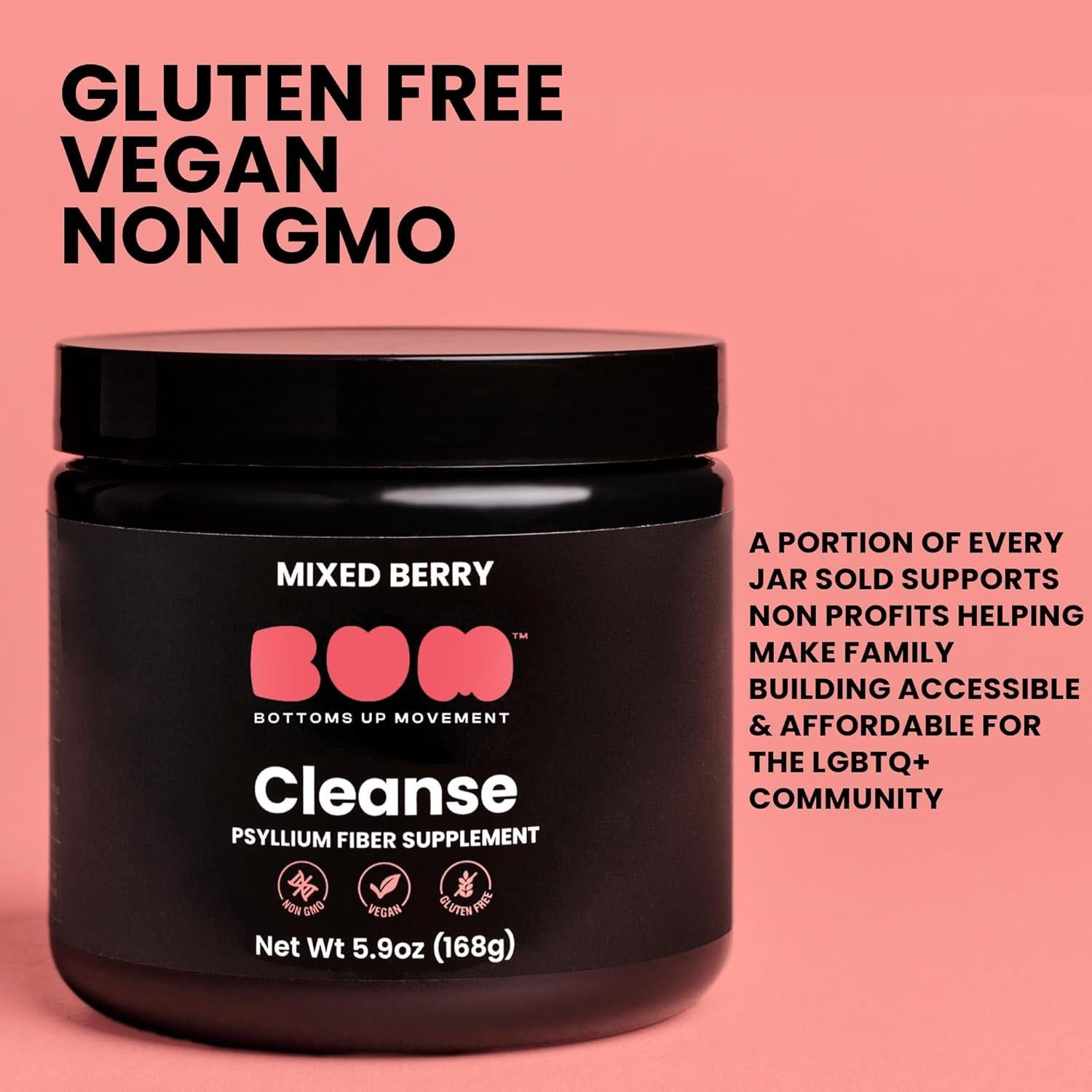 Polvo de Fibra de Psyllium BUM - 30 Porciones Sin Azúcar