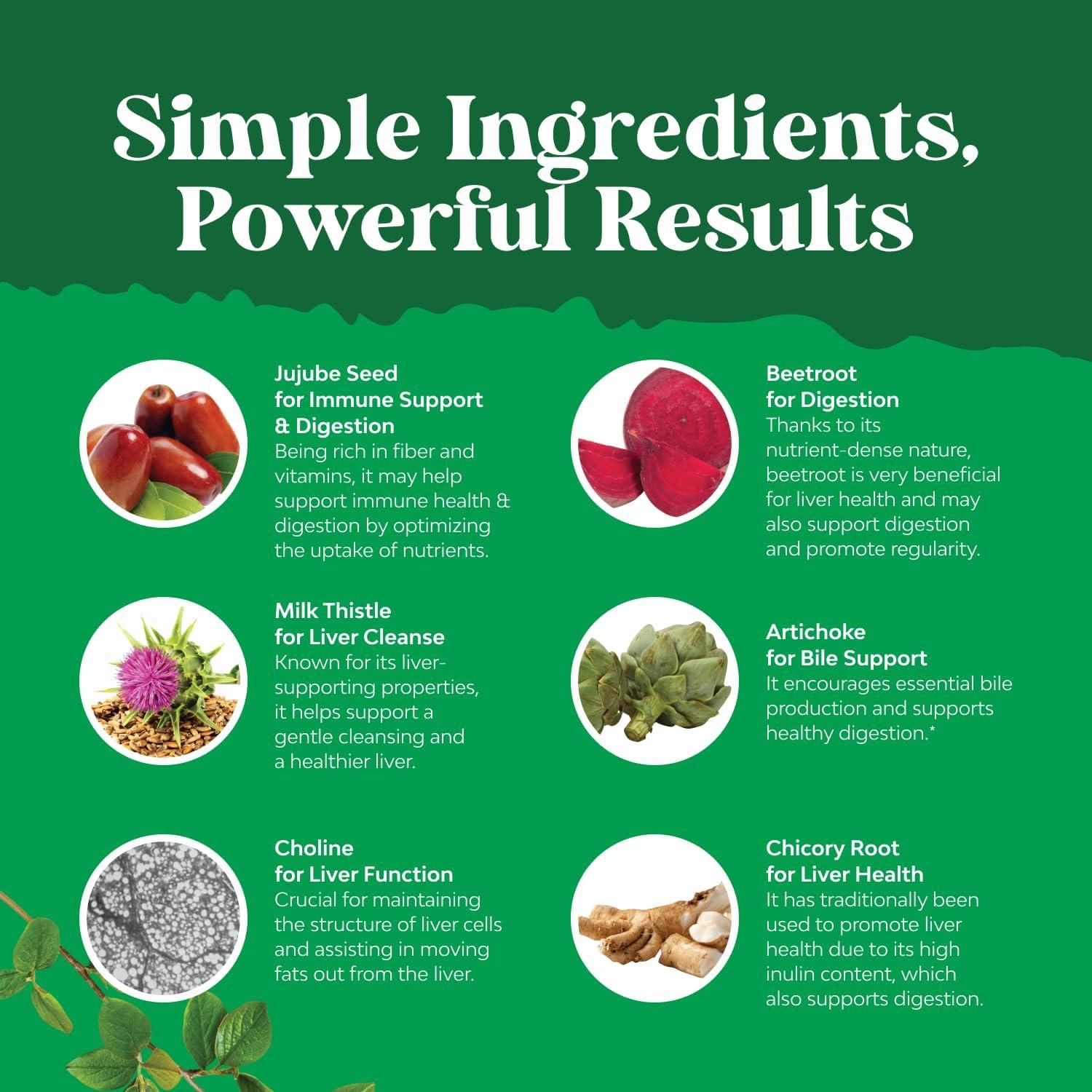 Suplemento Herbal para el Hígado Natures Craft 60 Cápsulas