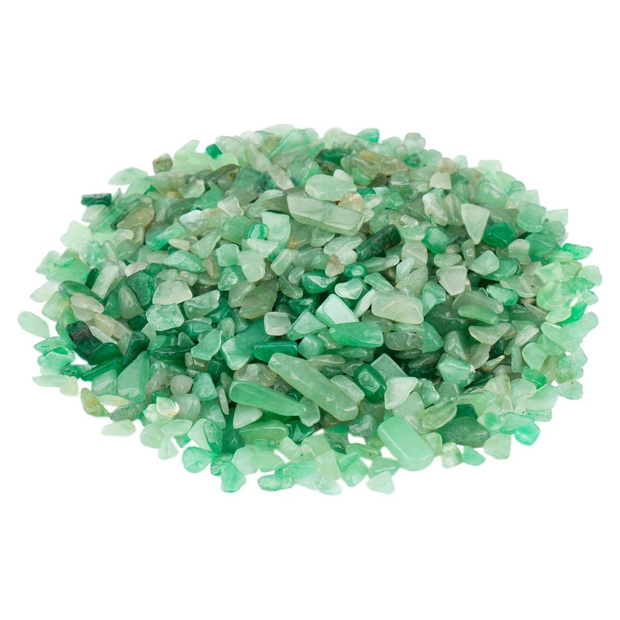 Piedras Pulidas Chips de Aventurina Verde 0.45 kg - Sanación Reiki