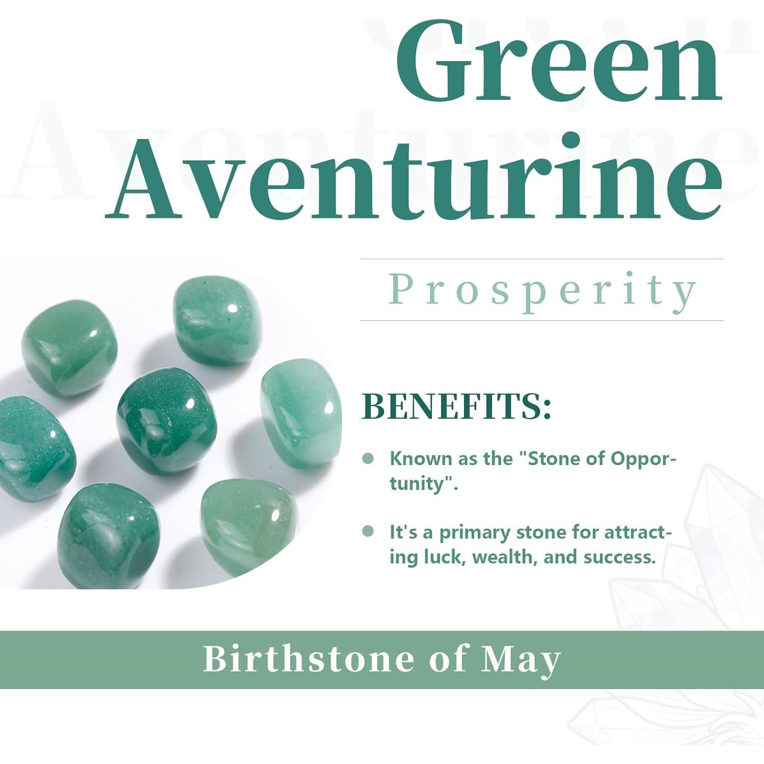 Piedras Pulidas Chips de Aventurina Verde 0.45 kg - Sanación Reiki