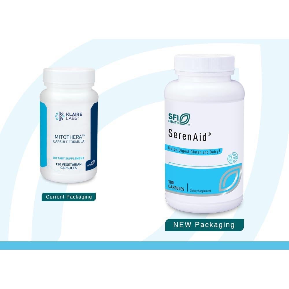 Suplemento Enzimas Digestivas Vegetariano Klaire Labs 180 Cápsulas