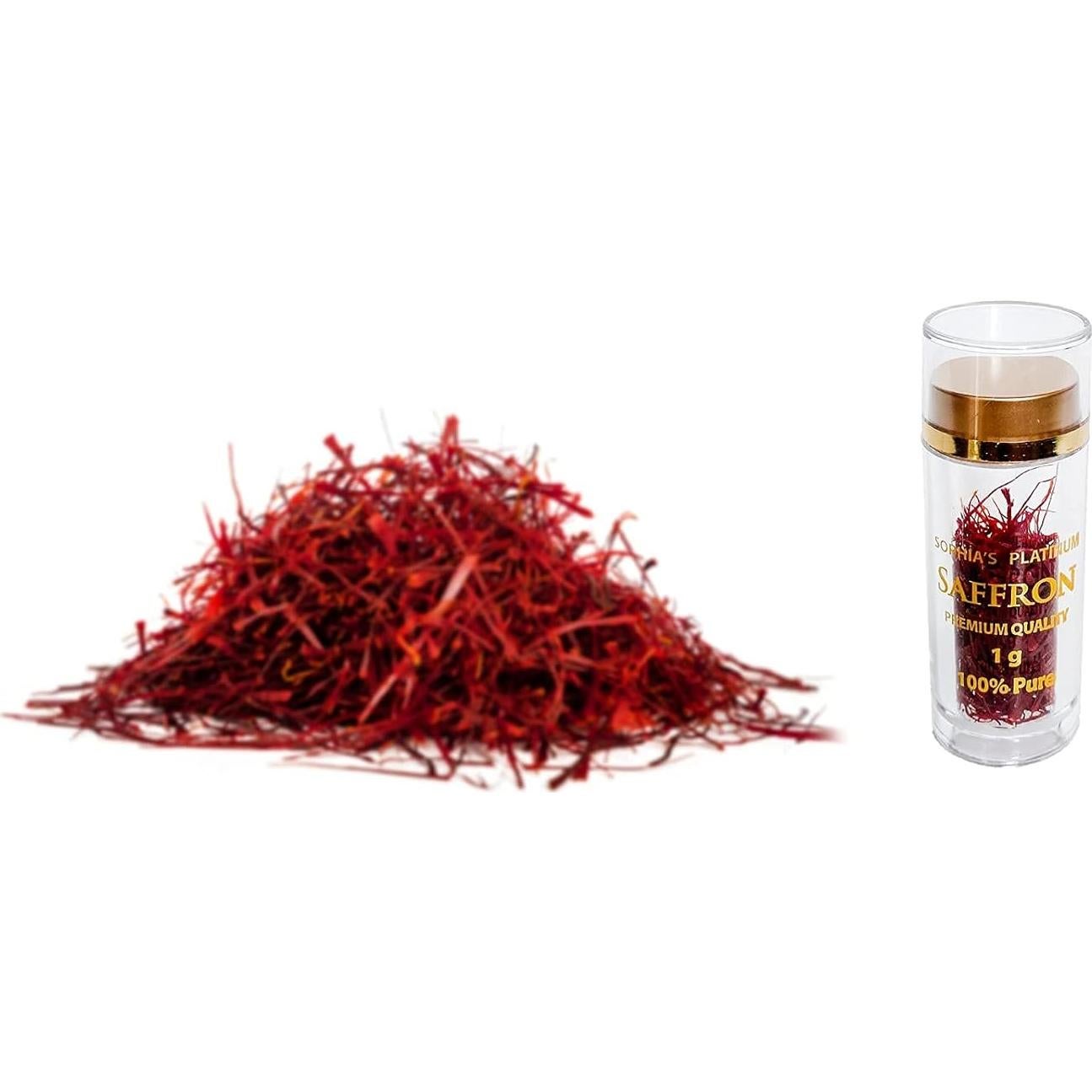 Azafrán Platino de Sophia 1g - 100% Puro Grado A Afgano