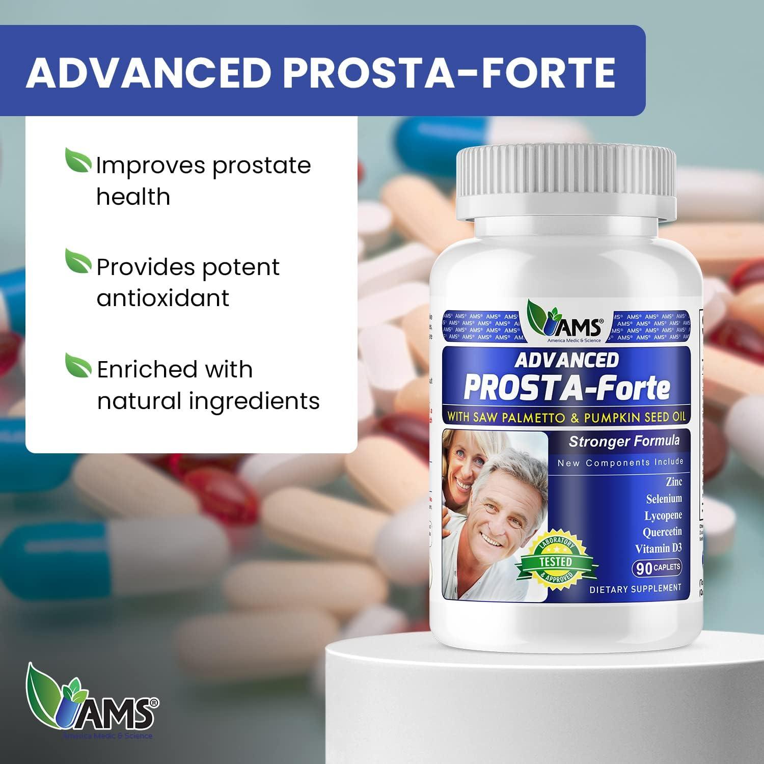 Suplemento Prosta-Forte America Medic 90 Comprimidos Salud Prostática