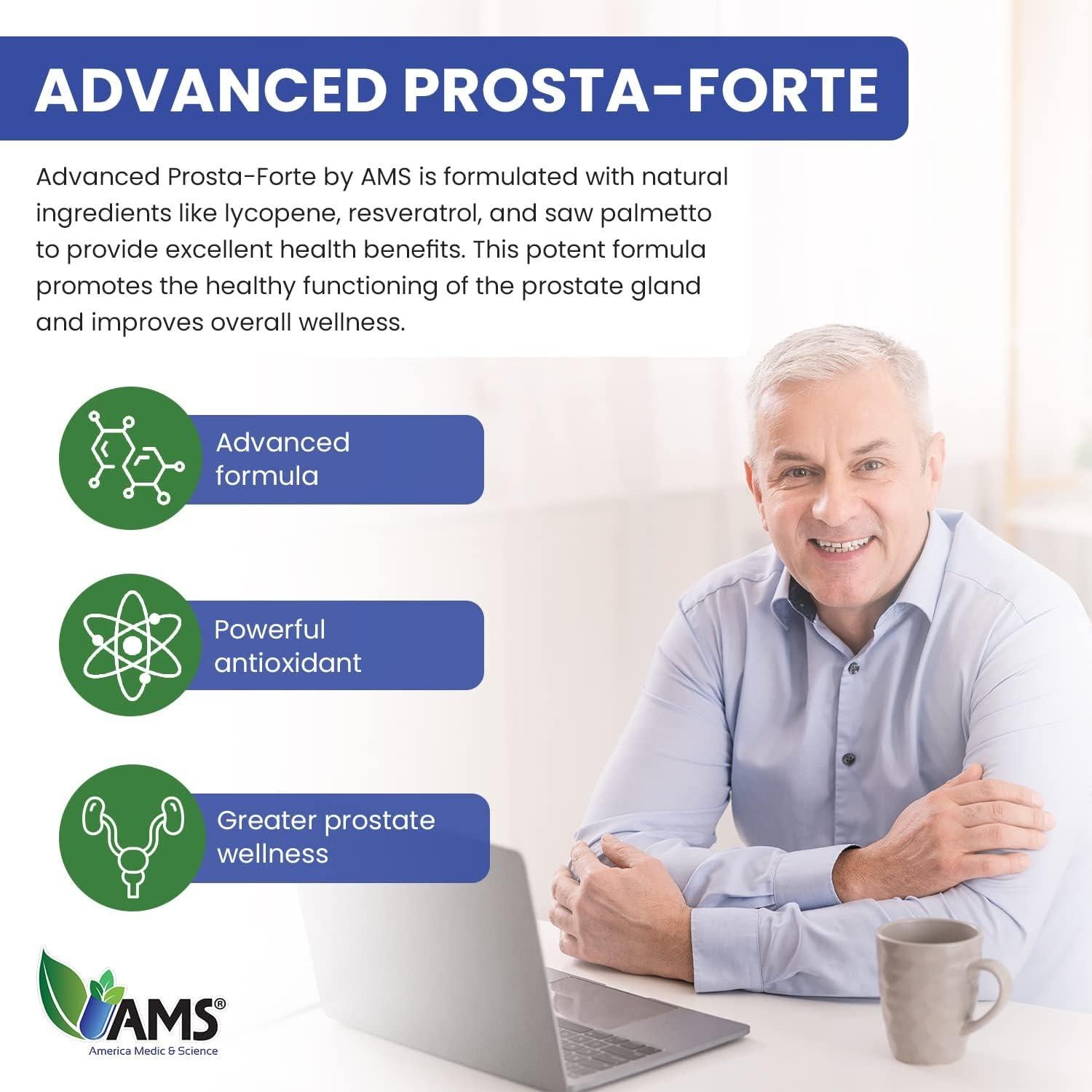 Suplemento Prosta-Forte America Medic 90 Comprimidos Salud Prostática