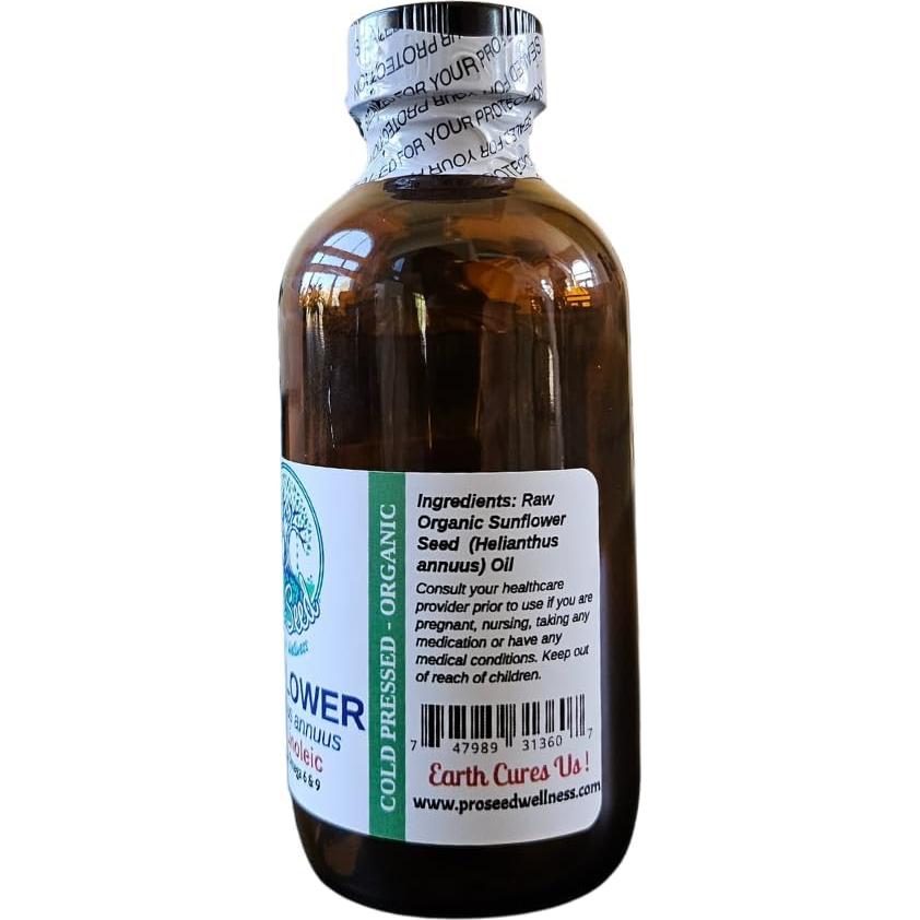 Aceite de Semilla de Girasol Orgánico Prensado en Frío ProSeed 113.4 ml