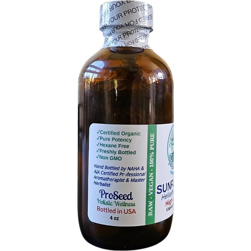 Aceite de Semilla de Girasol Orgánico Prensado en Frío ProSeed 113.4 ml