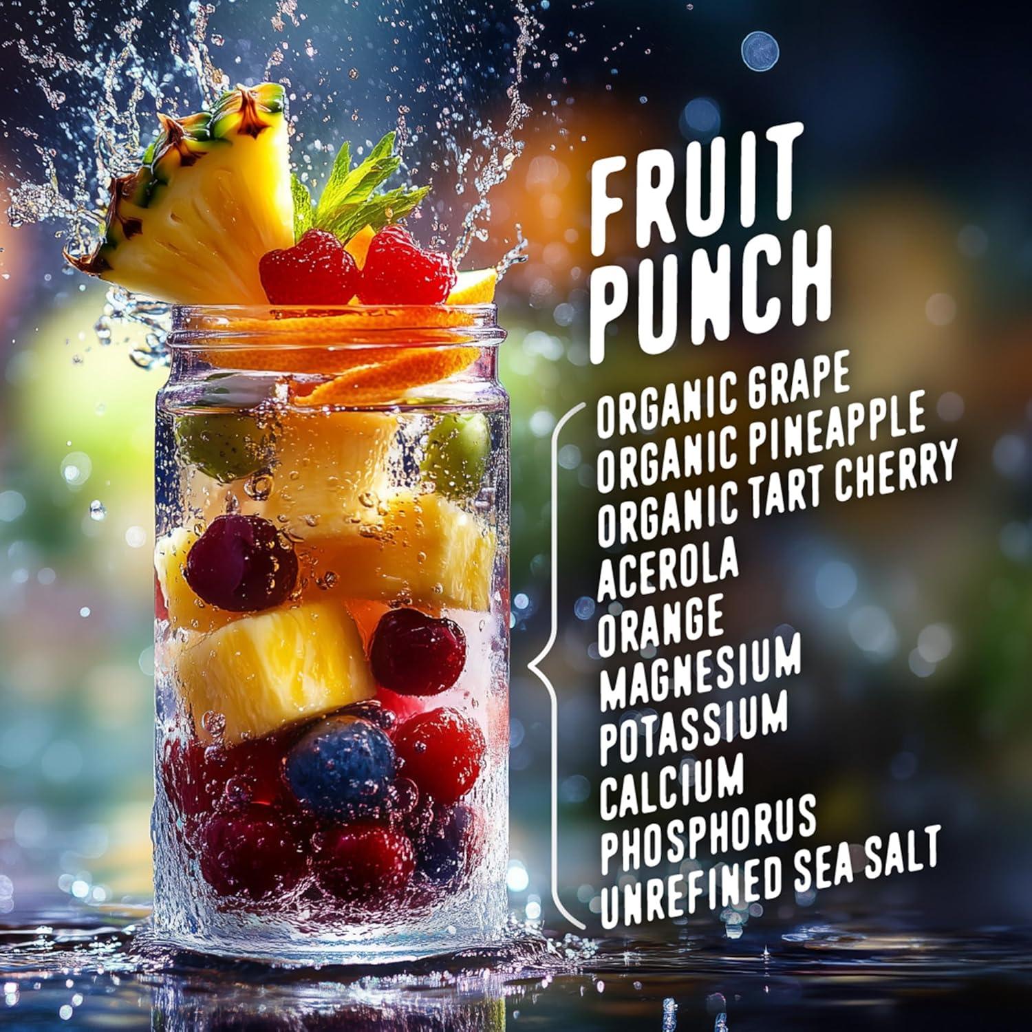 Paquetes de Polvo de Electrolitos FlavCity Sabor Frutas y Coco de Piña - 28 Paquetes de 18g