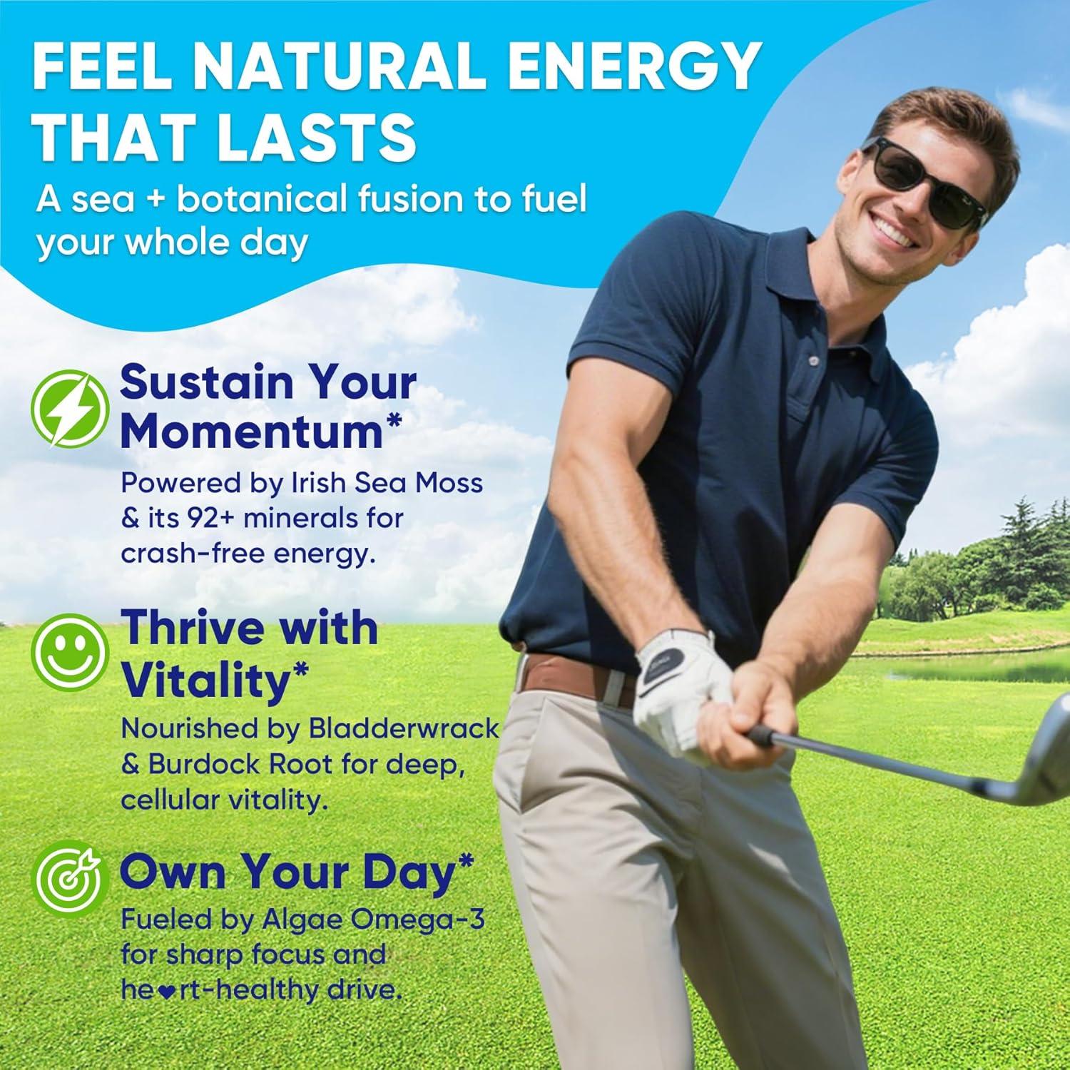 Gomas de Super Greens y Musgo Marino 15-en-1 Orgánico