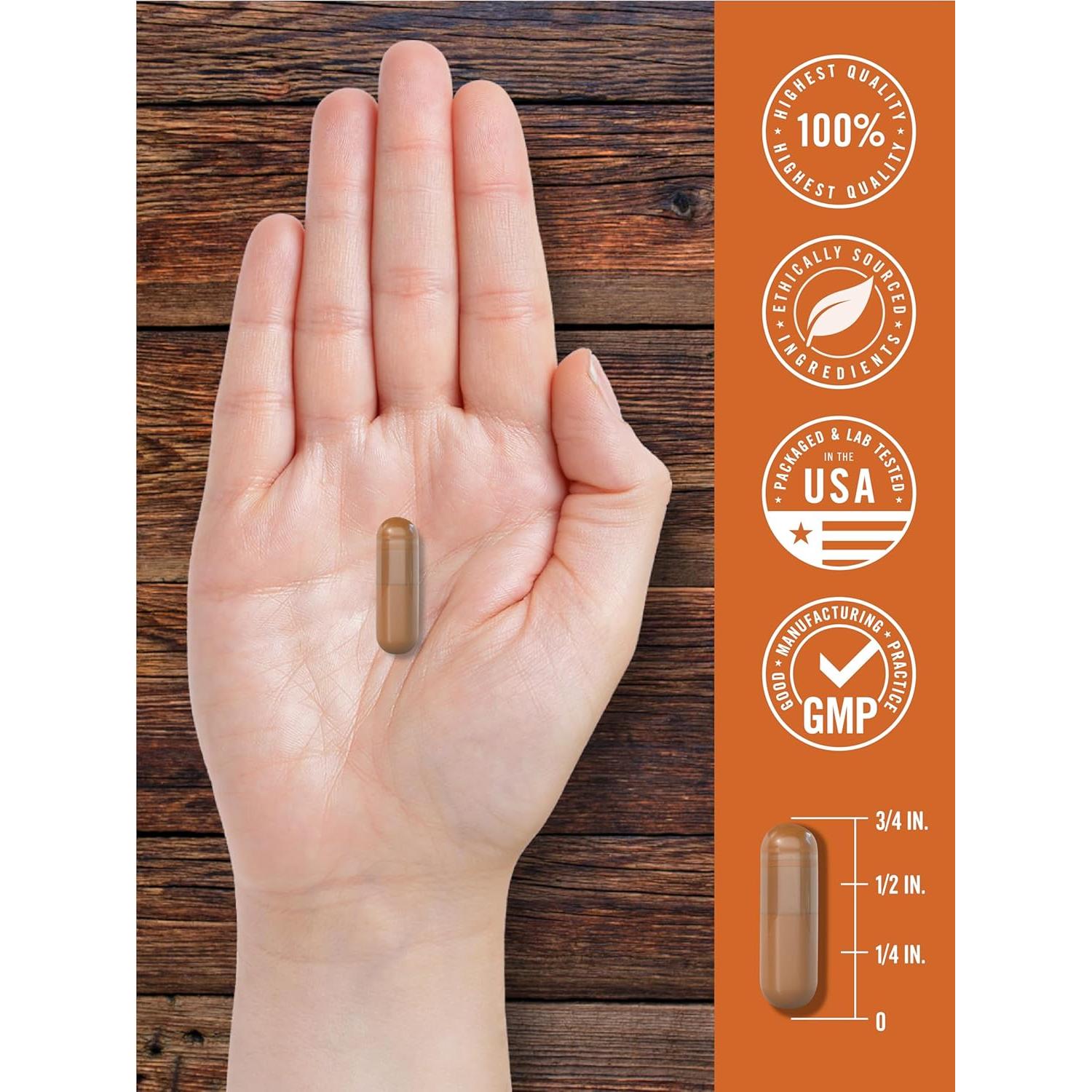 Cápsulas de Hígado de Res Alimentado con Pasto Carlyle 4500mg