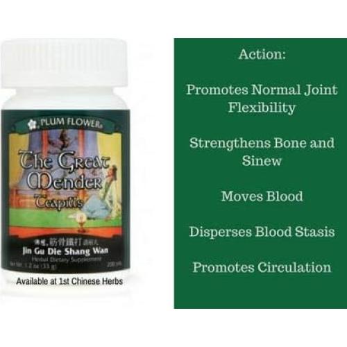 Píldoras Reparadoras Jin Gu Die Shang Wan 200 unidades