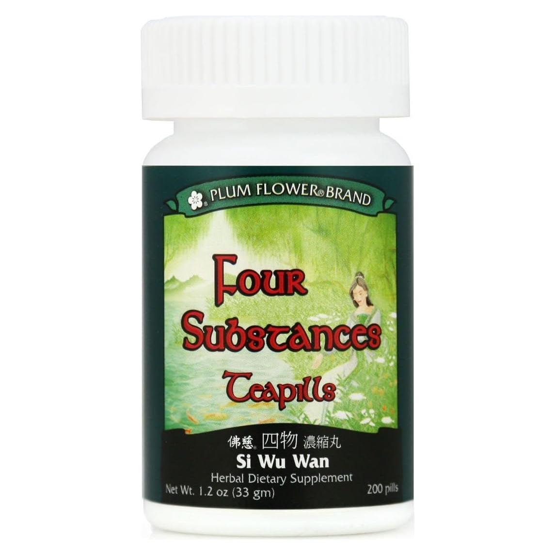 Si Wu Wan Cuatro Sustancias para Mujeres 200 cápsulas 32.8g