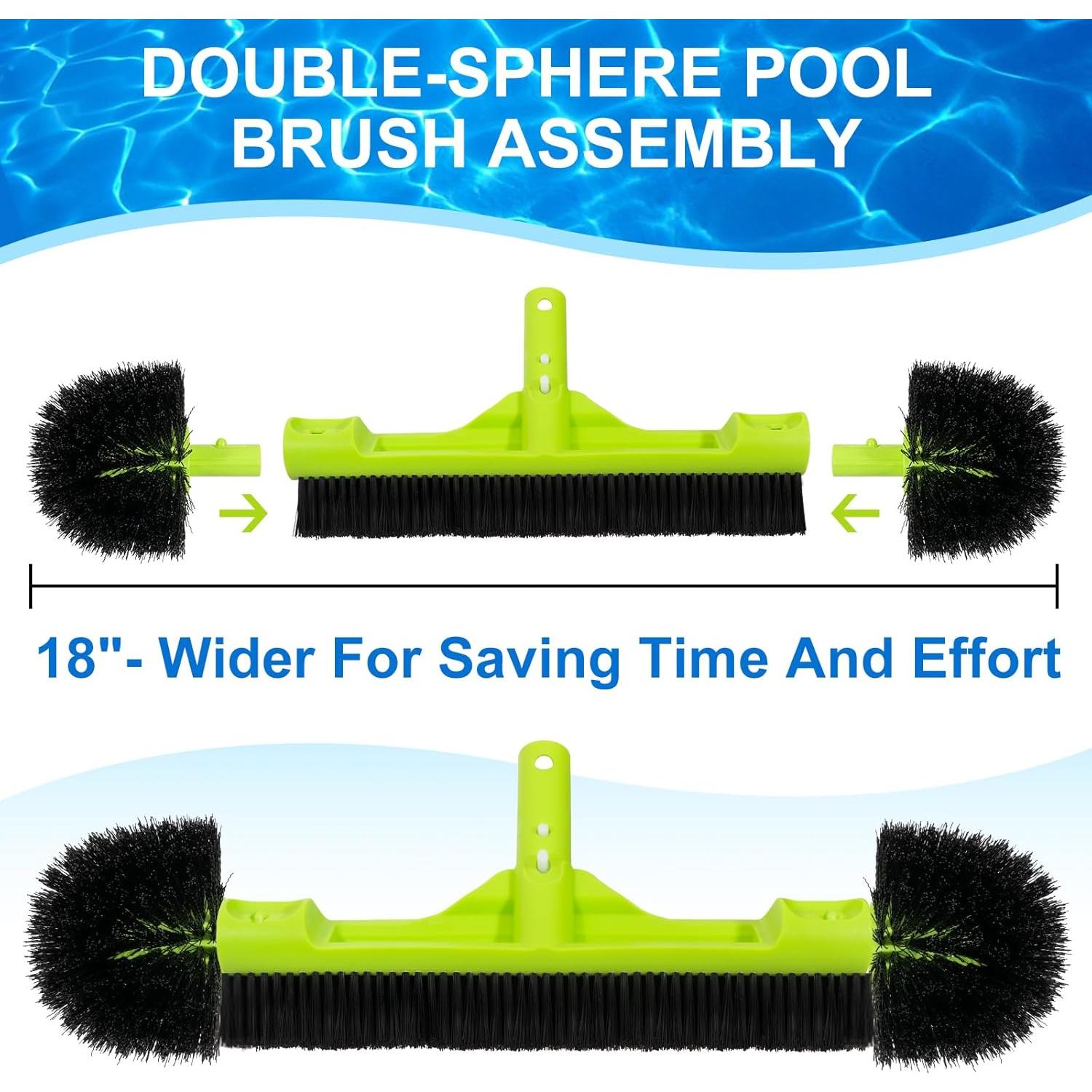 Cabezal de Cepillo de Piscina Sepetrel 46 cm Profesional