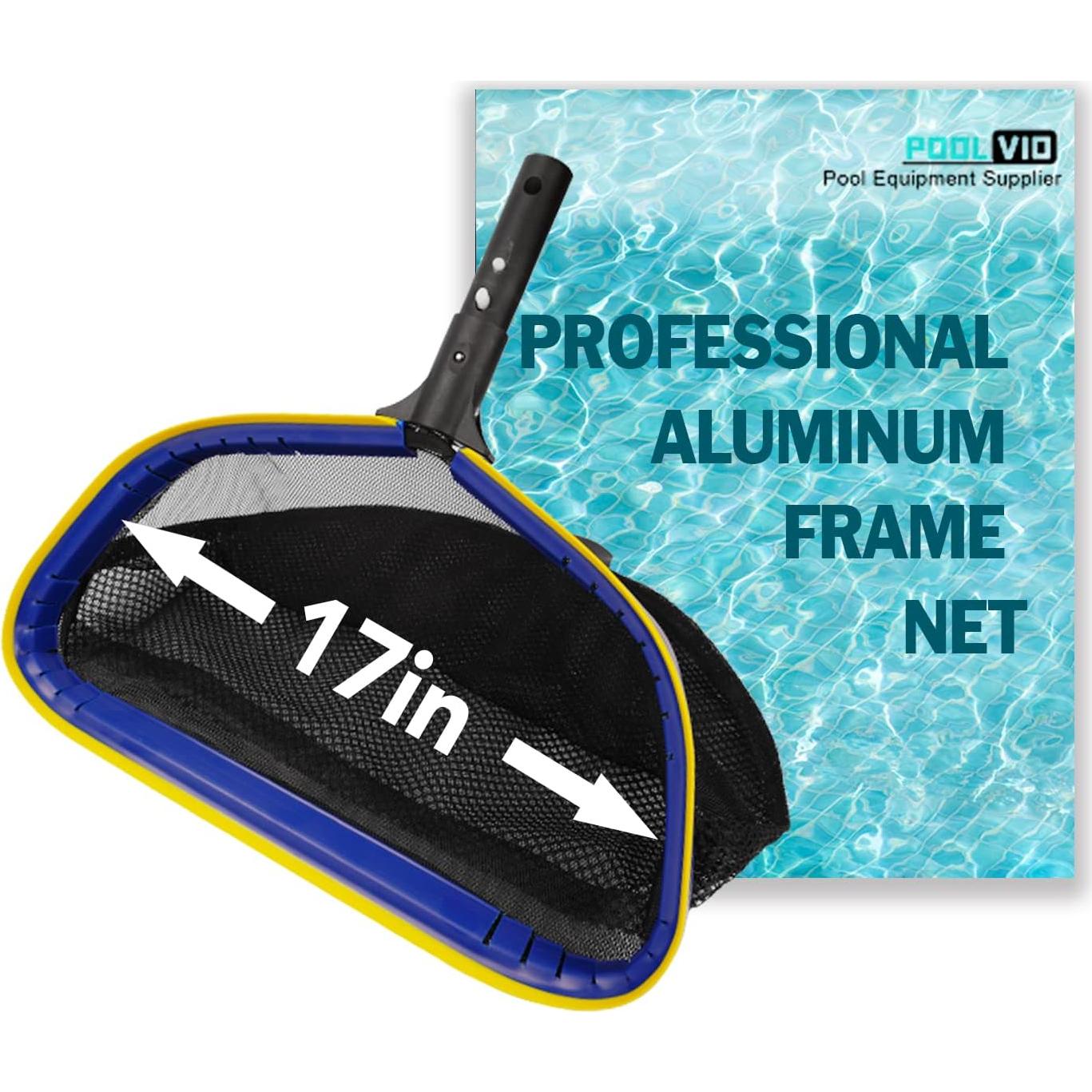 Red Skimmer Profundo Poolvio con Poste Ajustable 3m - 10m