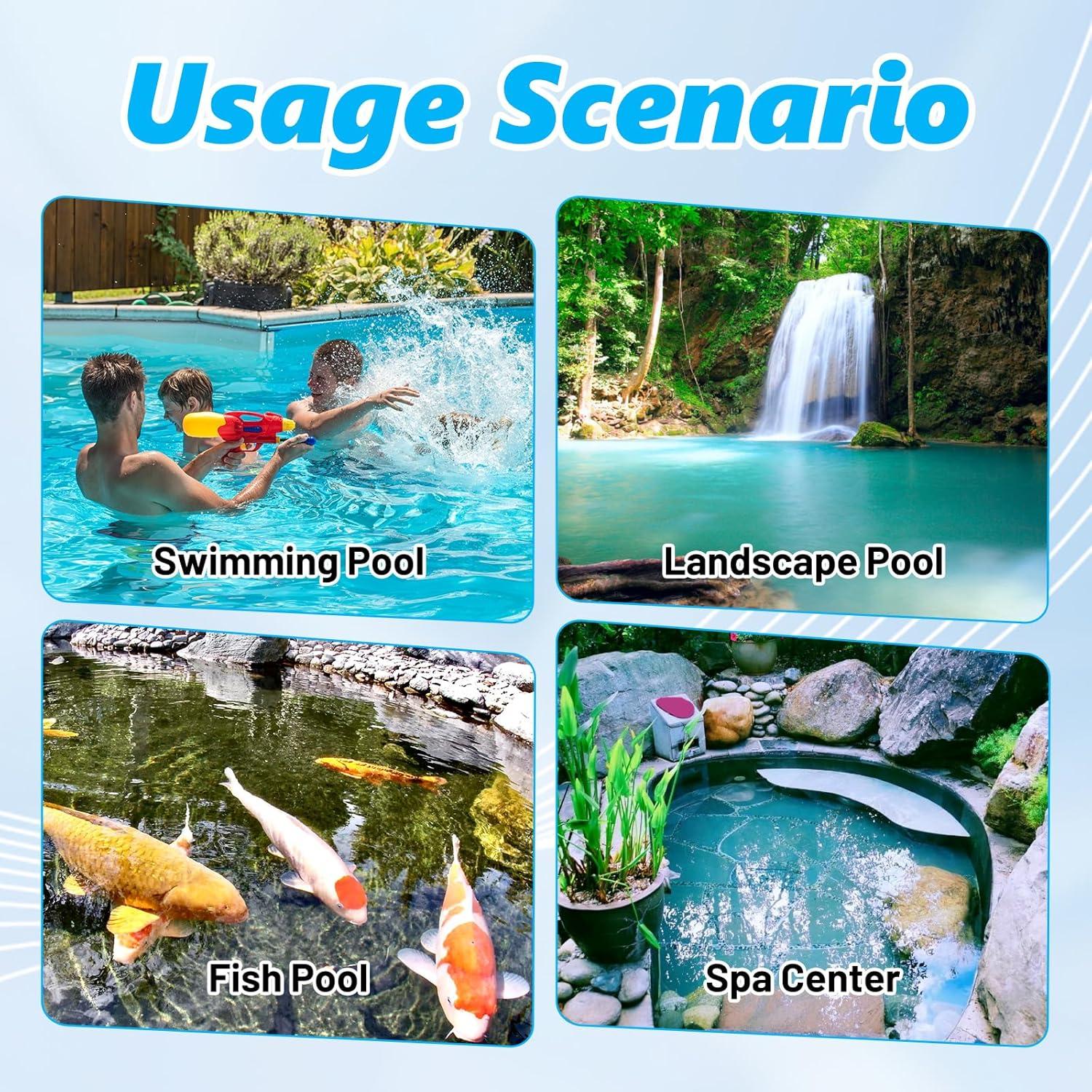 Kit de Manguera de Limpiador de Piscina Fonixte R0527700 7 Unidades 1m