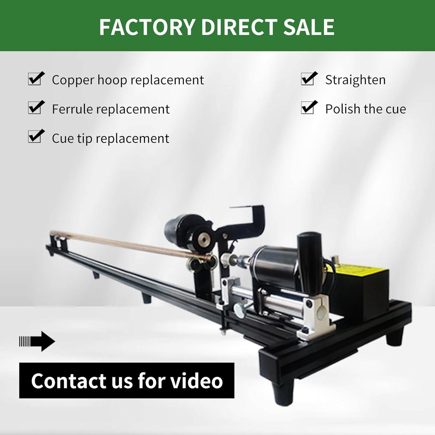 Torno para Tacos de Billar ZHRBO B5 - Reparación 7 en 1