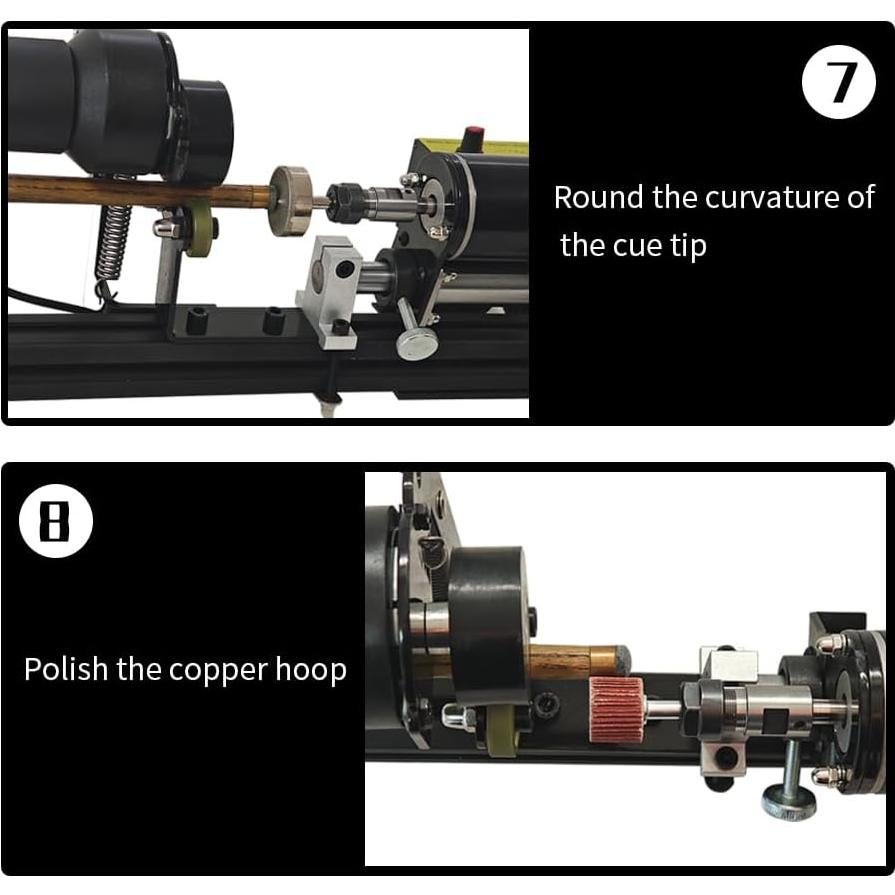 Torno para Tacos de Billar ZHRBO B5 - Reparación 7 en 1
