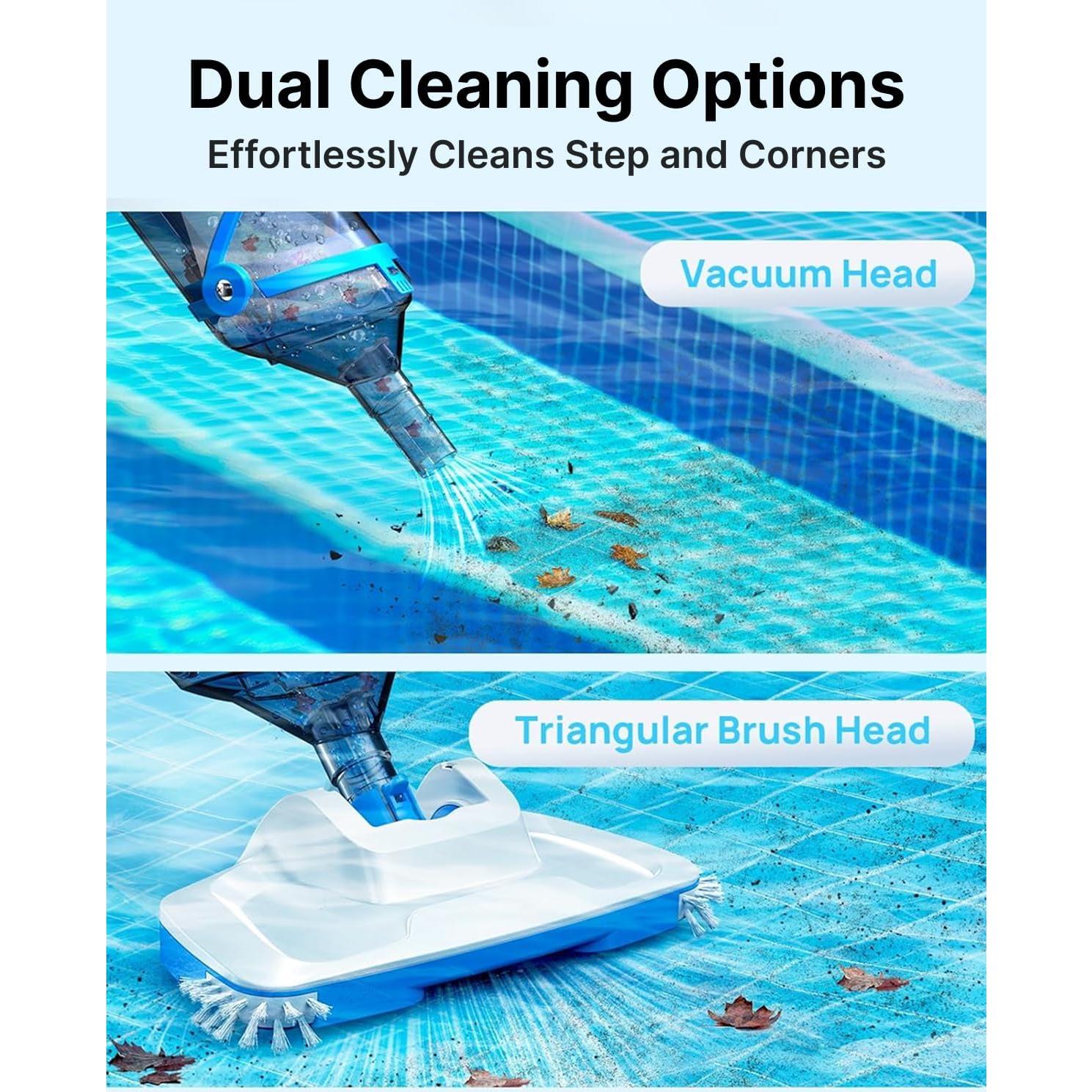 Aspiradora de Piscina Consciot L2 Recargable 3.64 kg 60 min