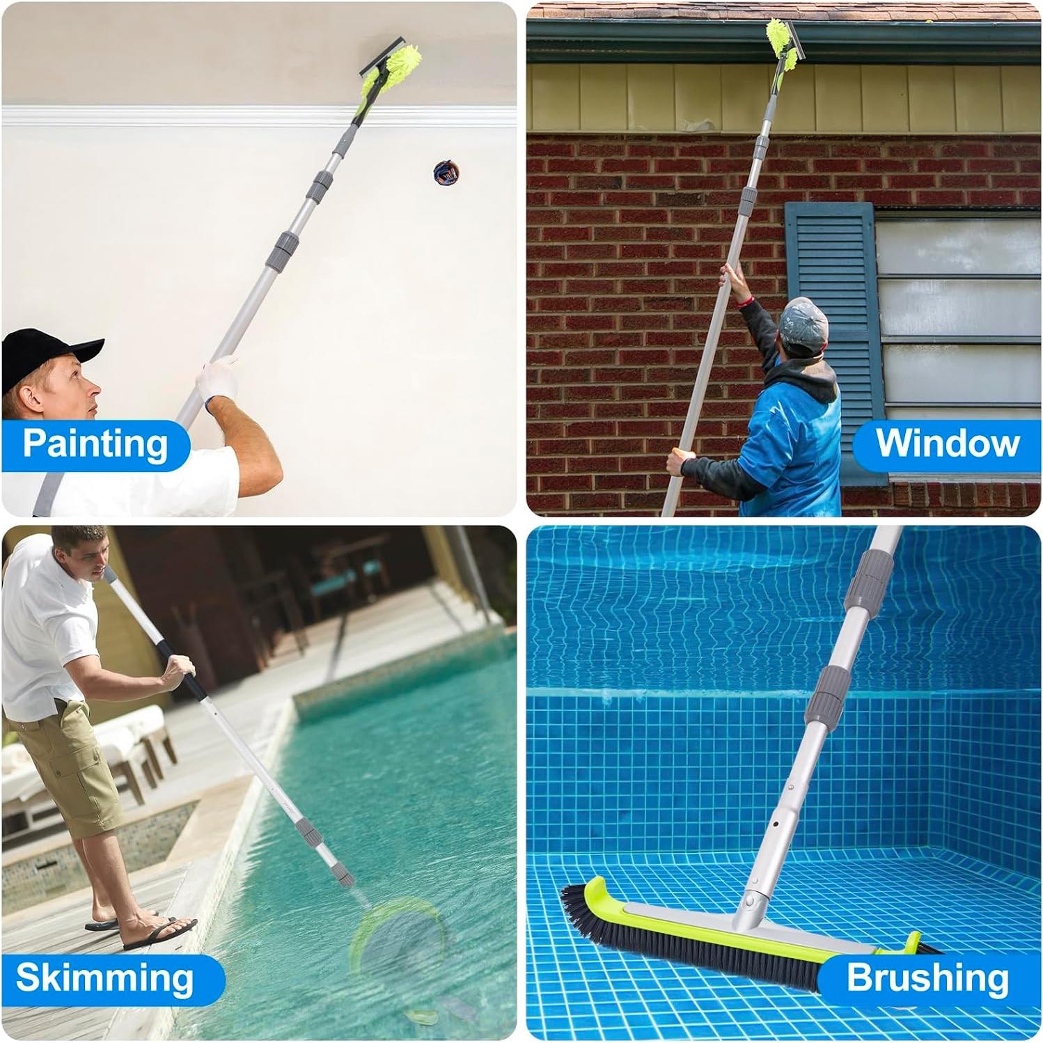 Varilla Telescópica Profesional Sepetrel 3.66m con Puntas Rosqueadas