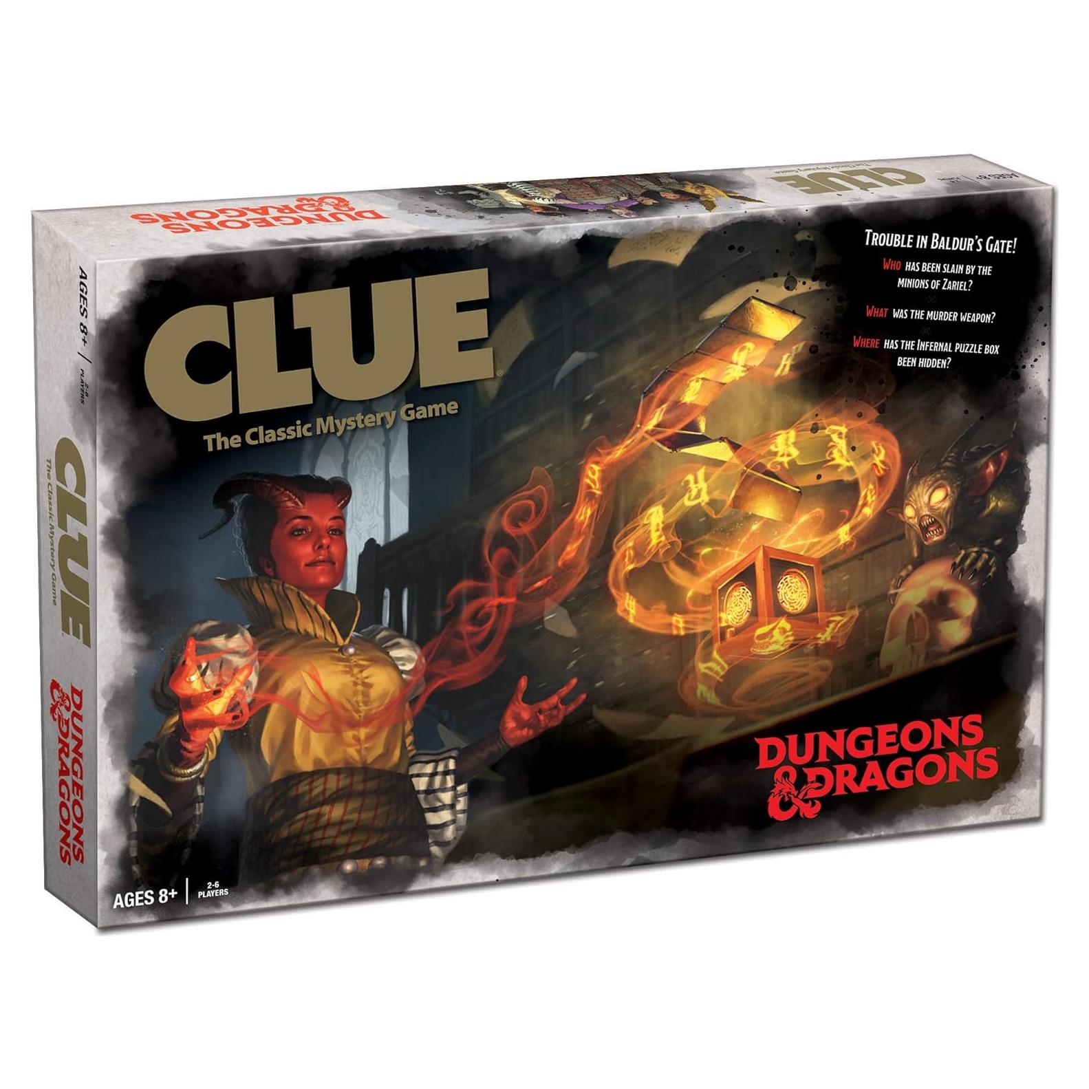 Juego de Mesa Clue Dungeons & Dragons - Español - 2-6 Jugadores