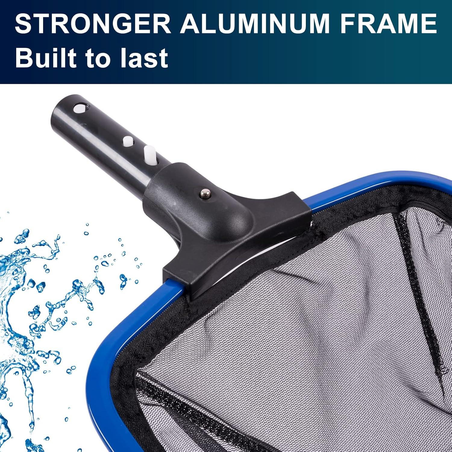 Red de Skimmer de Piscina POOLAZA con Marco de Aluminio