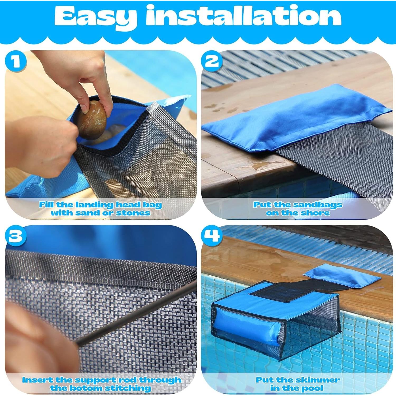 Capturador de Hojas y Rampa de Escape para Animales Weewooday