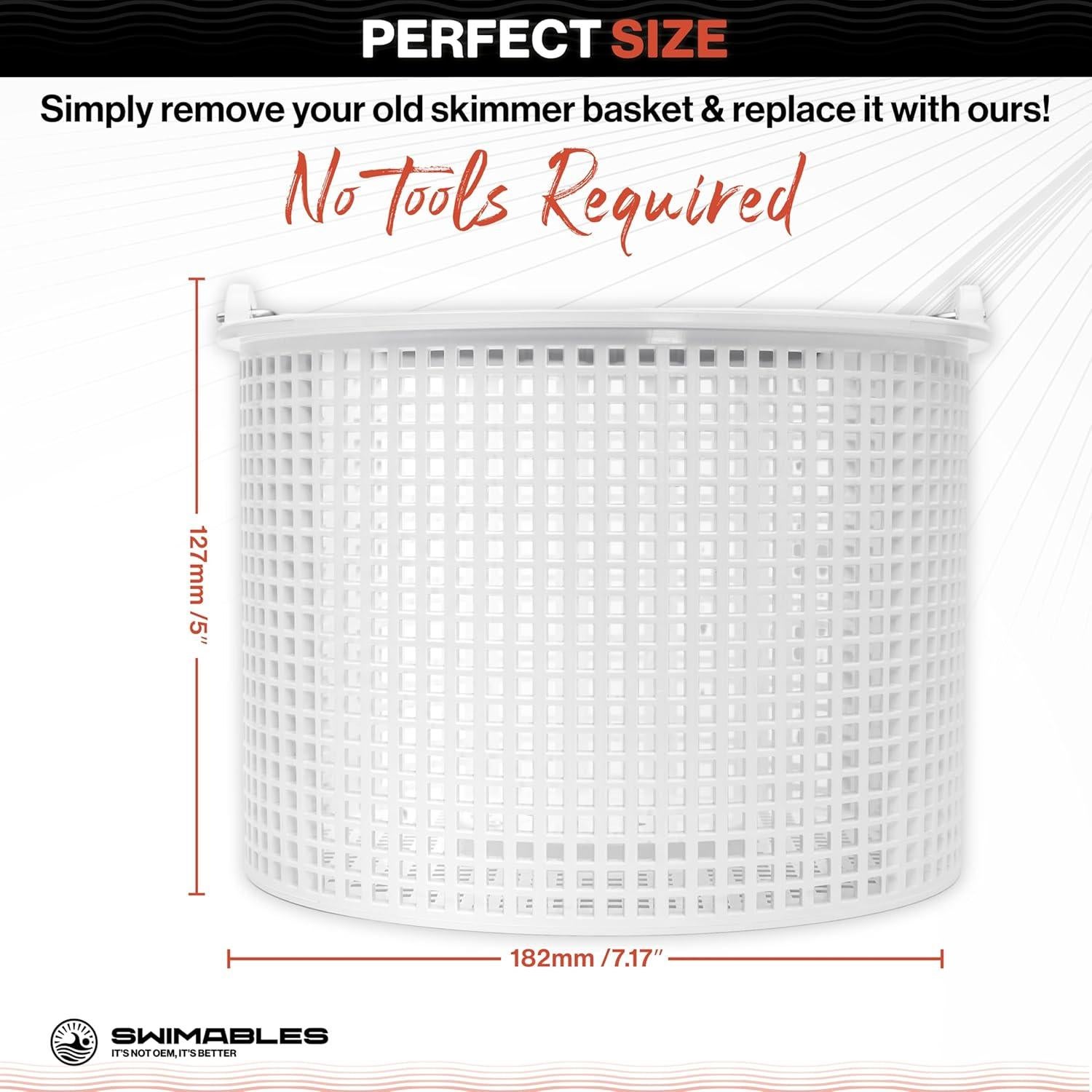 Cesta de Skimmer para Piscina Swimables SW-91-152 17.8cm