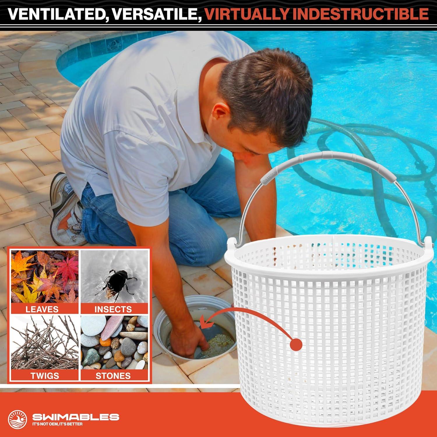 Cesta de Skimmer para Piscina Swimables SW-91-152 17.8cm