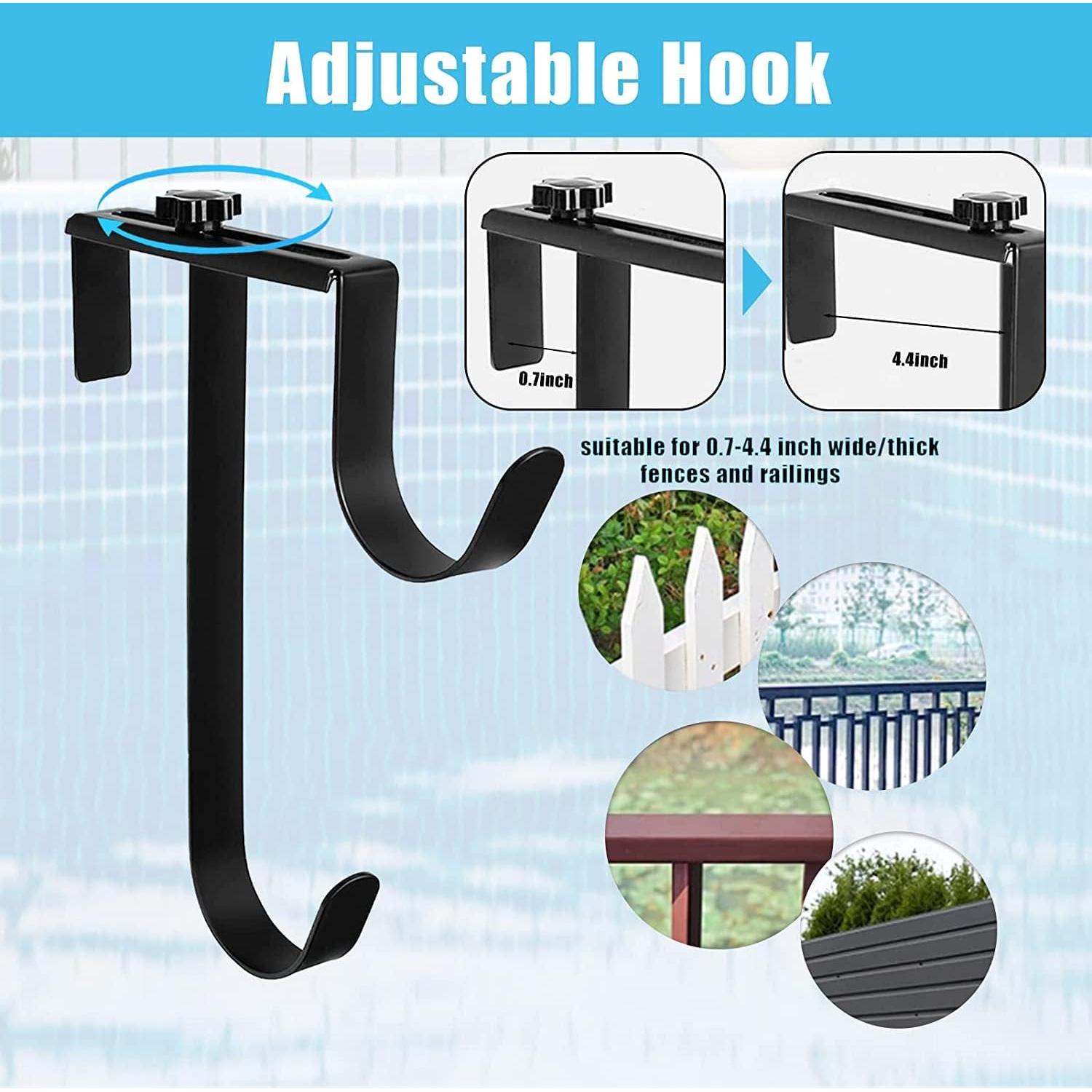 Soportes Ajustables para Poste de Piscina TINSKY 2 Piezas