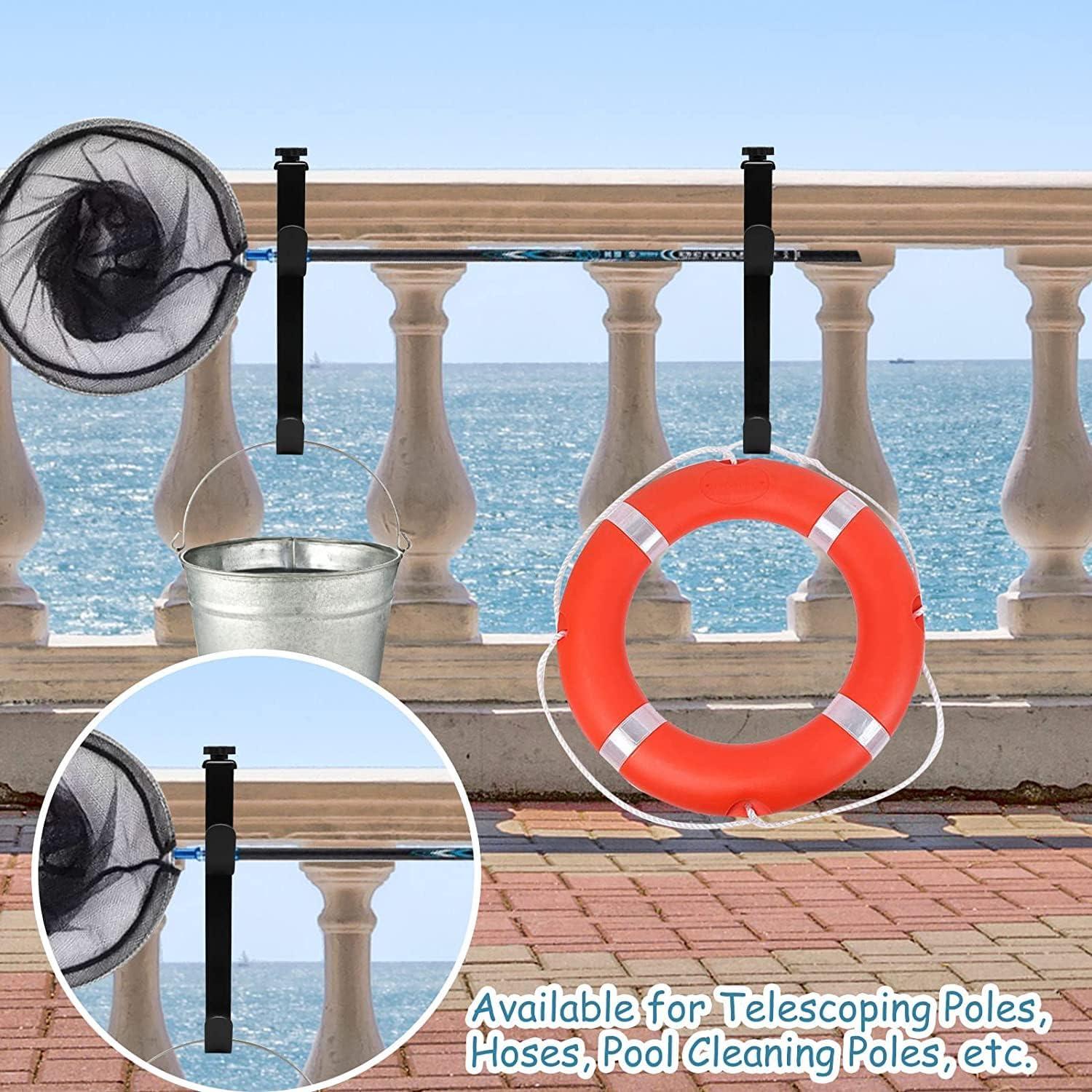 Soportes Ajustables para Poste de Piscina TINSKY 2 Piezas