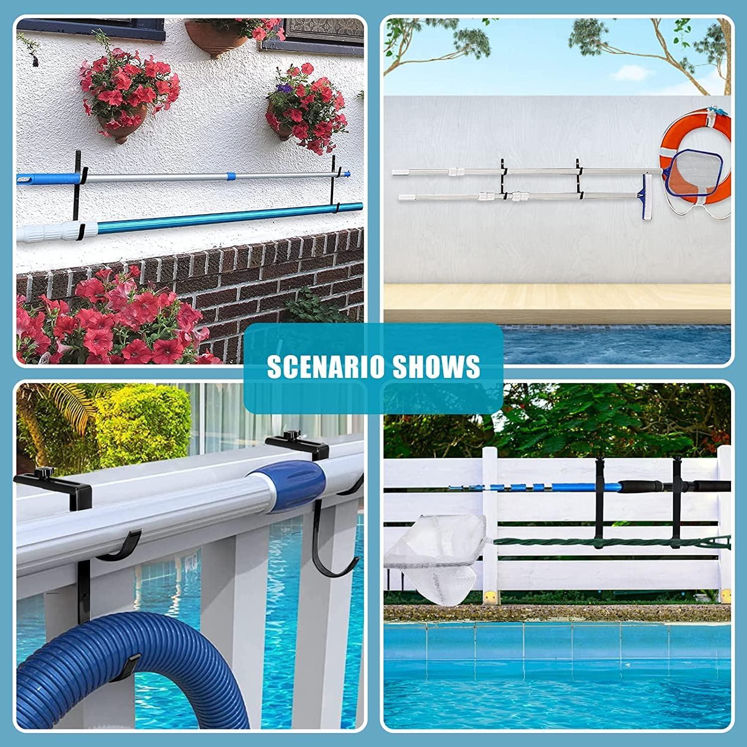 Soportes Ajustables para Poste de Piscina TINSKY 2 Piezas