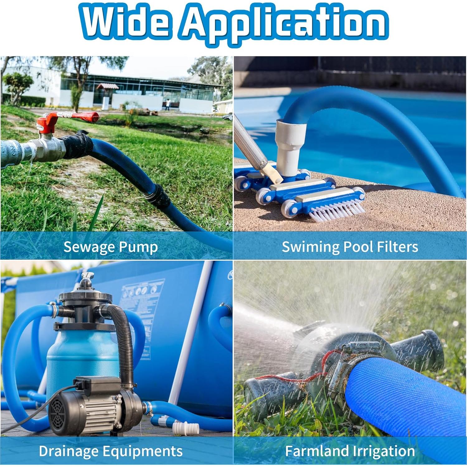 Manguera de Drenaje FOTING 3.05m 1.5" PVC Resistente