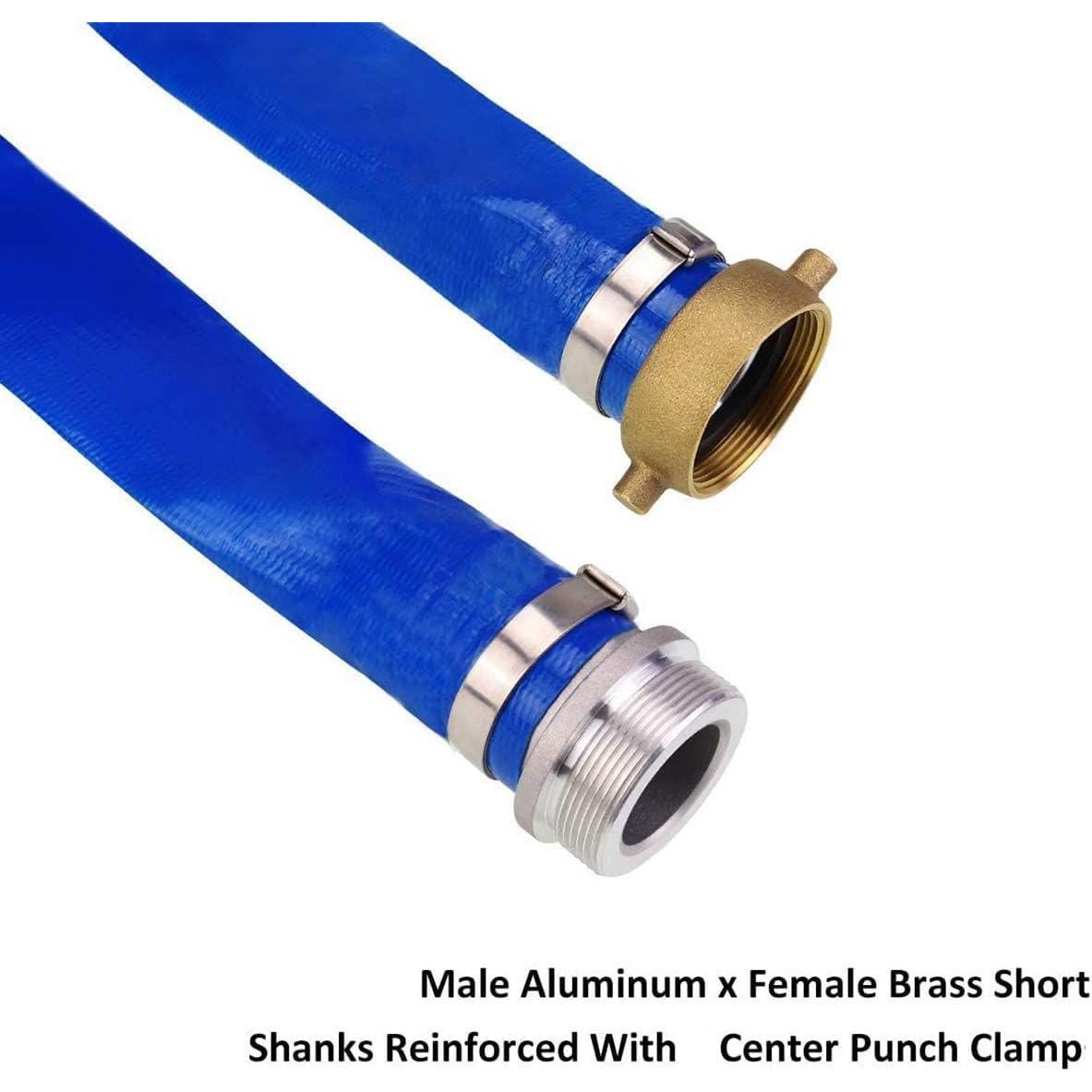 Manguera de Retro lavado PVC 1.5" x 7.62m Eastrans Azul