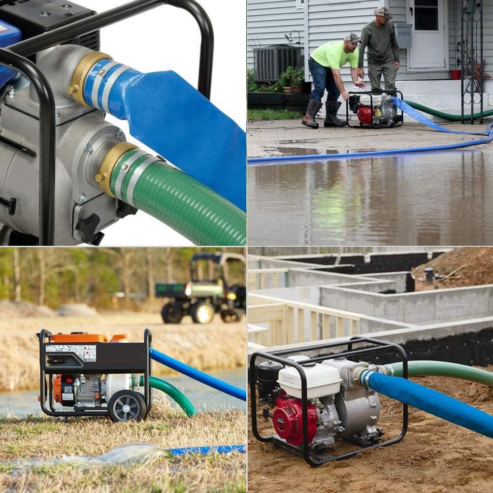 Manguera de Retro lavado PVC 1.5" x 7.62m Eastrans Azul