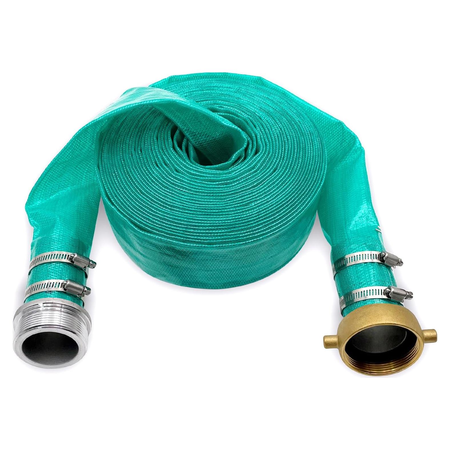 Manguera de Descarga de Agua SAFBY 15.24m 5.08cm 3 Capas Aluminio