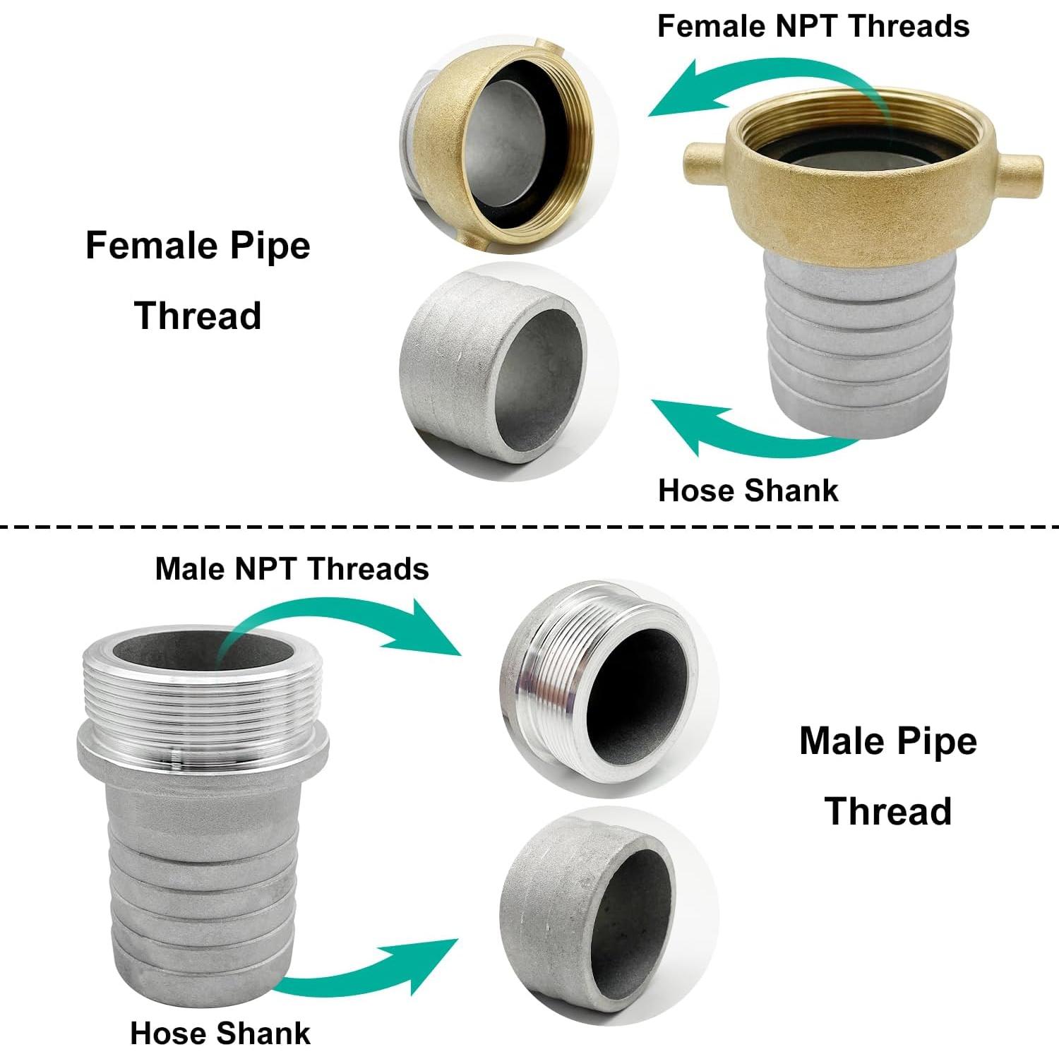 Manguera de Descarga de Agua SAFBY 15.24m 5.08cm 3 Capas Aluminio