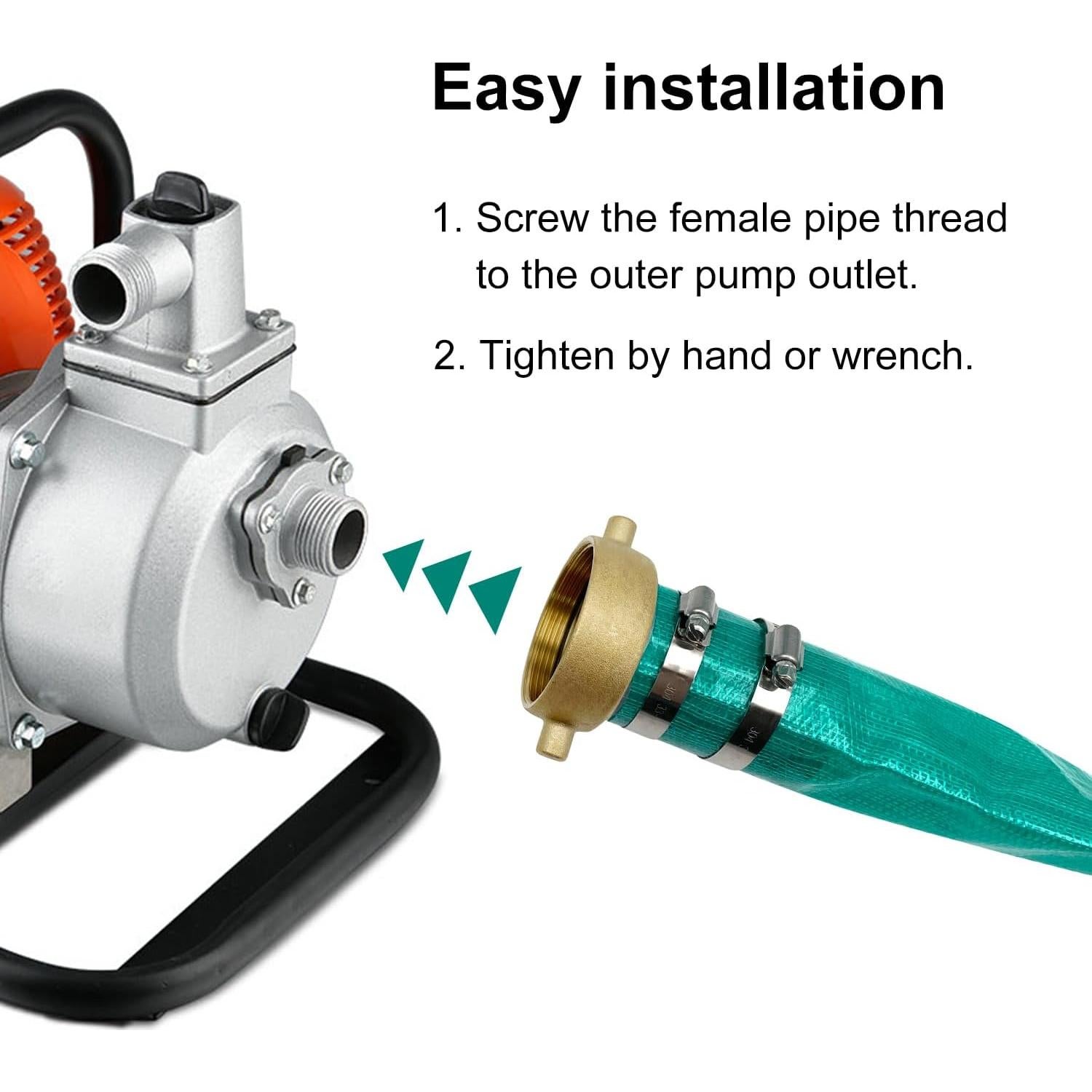 Manguera de Descarga de Agua SAFBY 15.24m 5.08cm 3 Capas Aluminio