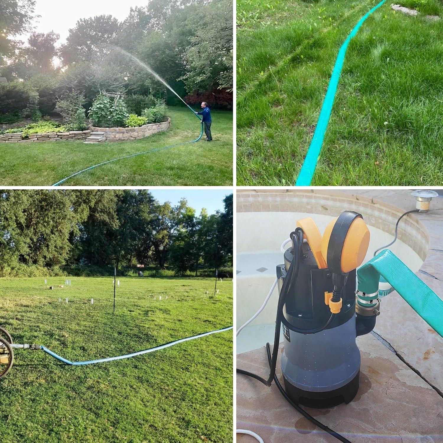 Manguera de Descarga de Agua SAFBY 15.24m 5.08cm 3 Capas Aluminio