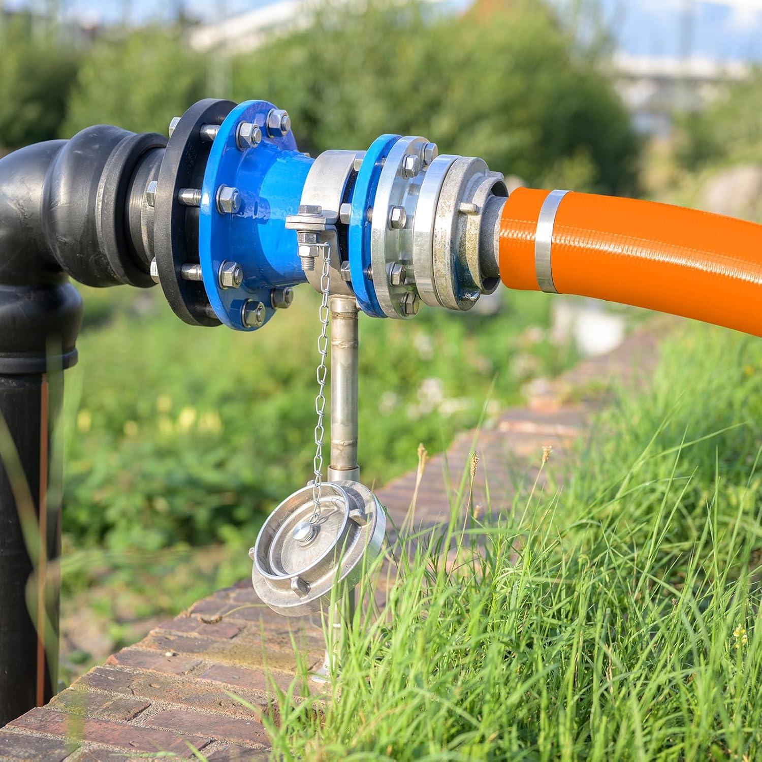 Manguera de Retrolavado LINEX 15.24m PVC Alta Resistencia Naranja