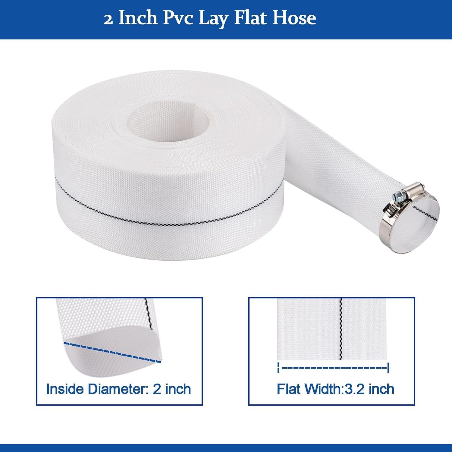 Manguera de Retrolavado Eastrans 5.08cm x 20m Alta Resistencia