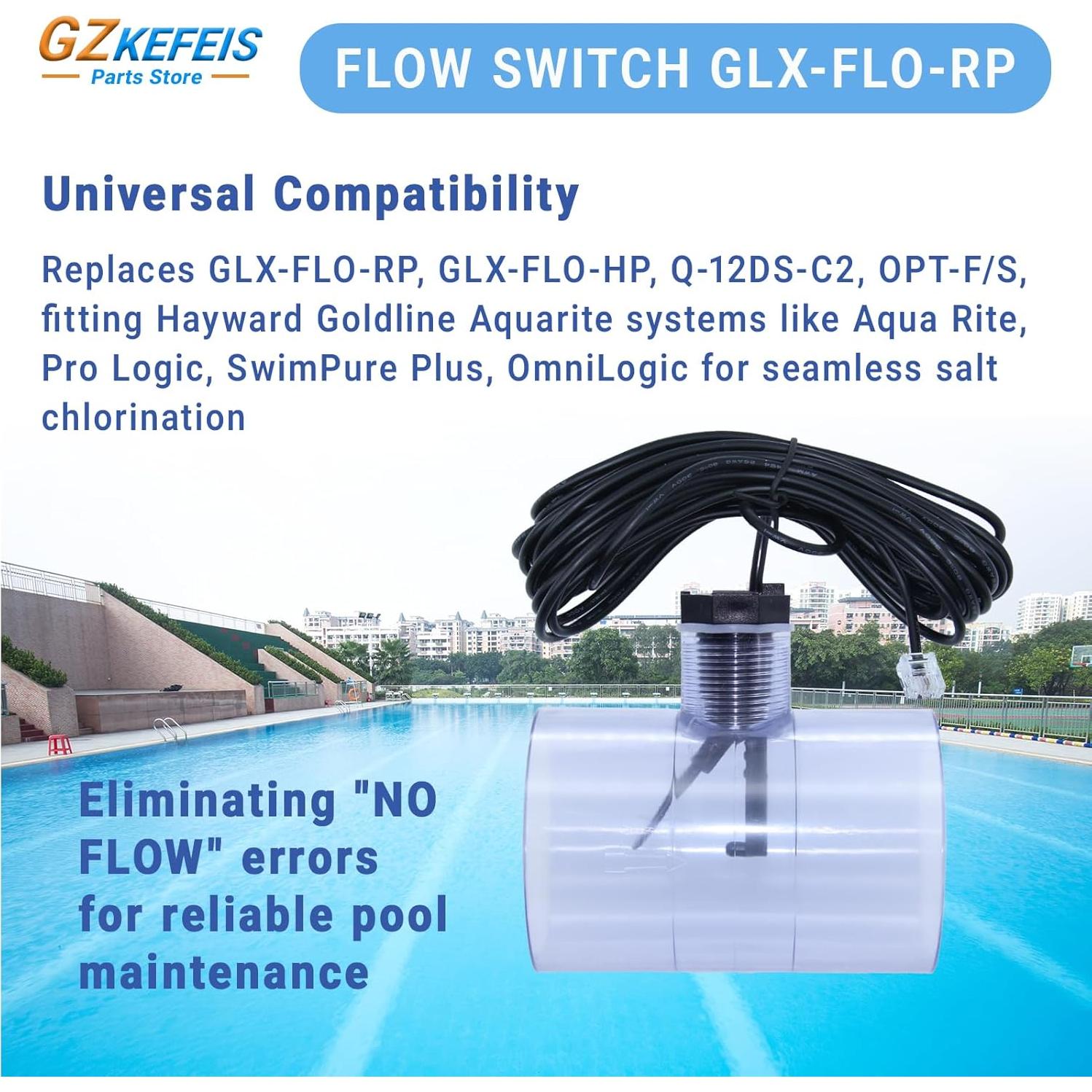 Interruptor de Flujo GZKEFEIS para Sistemas Hayward Goldline